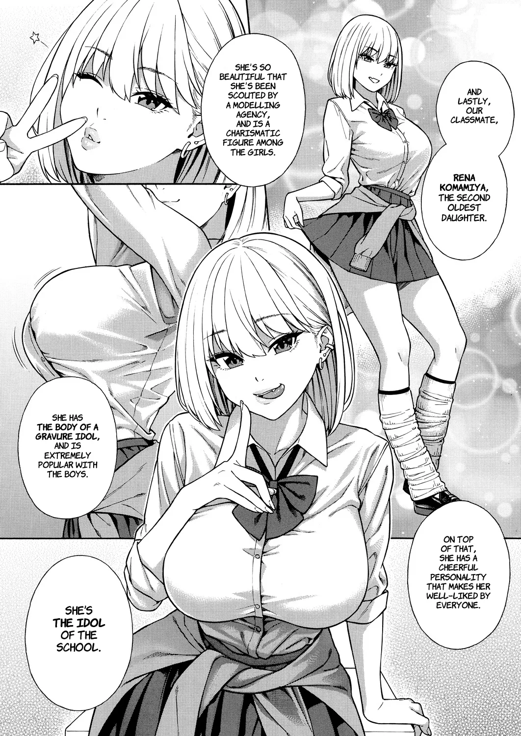 Making a Harem of the Three Bitchy Gal Sisters - Part 1-2 Chapter 1 - page 9