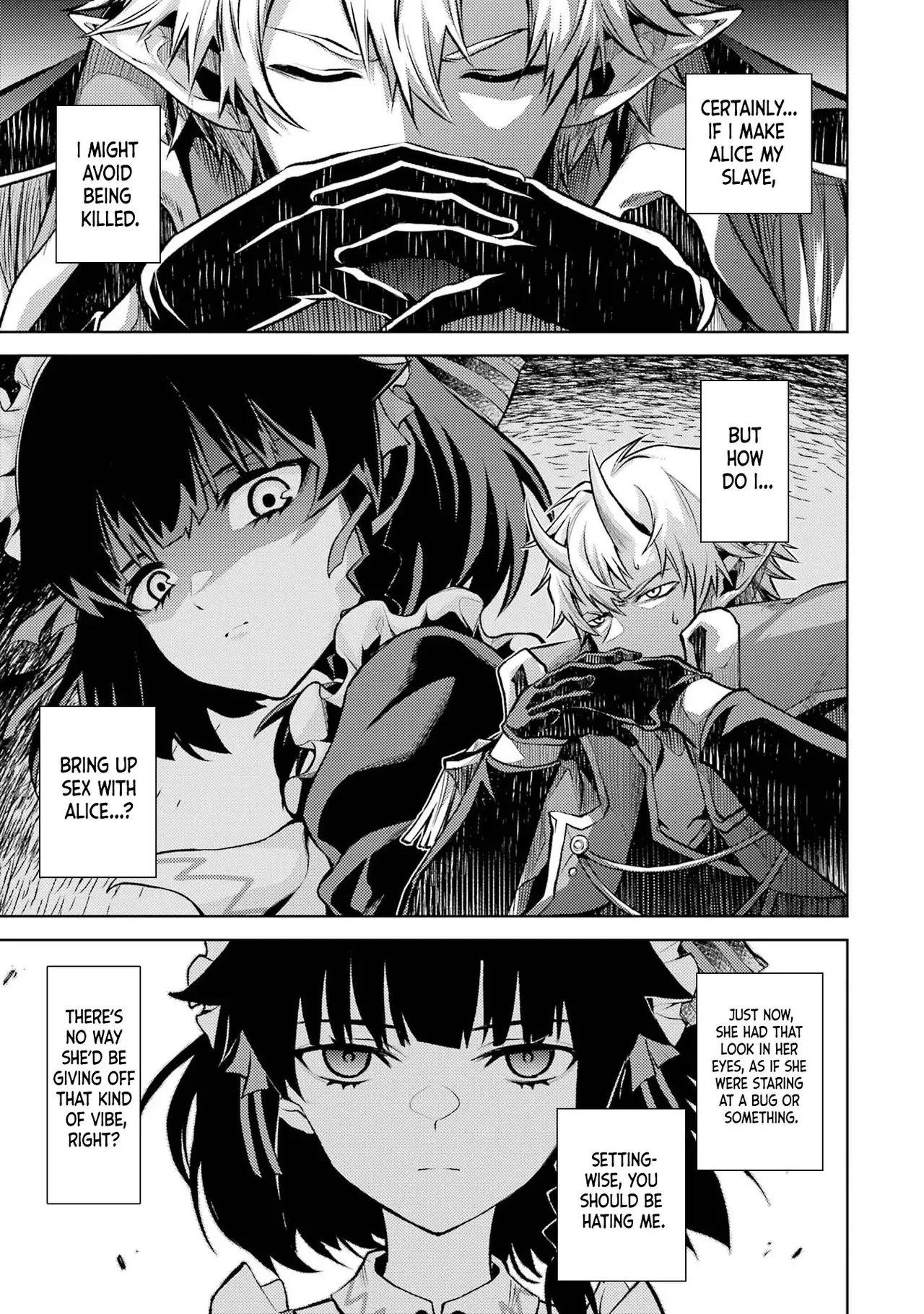 Tensei Shitara Joban de Shinu Naka Boss Datta - Heroine Kenzokuka de Ikinokoru vol.1 Chapter 1 - page 73