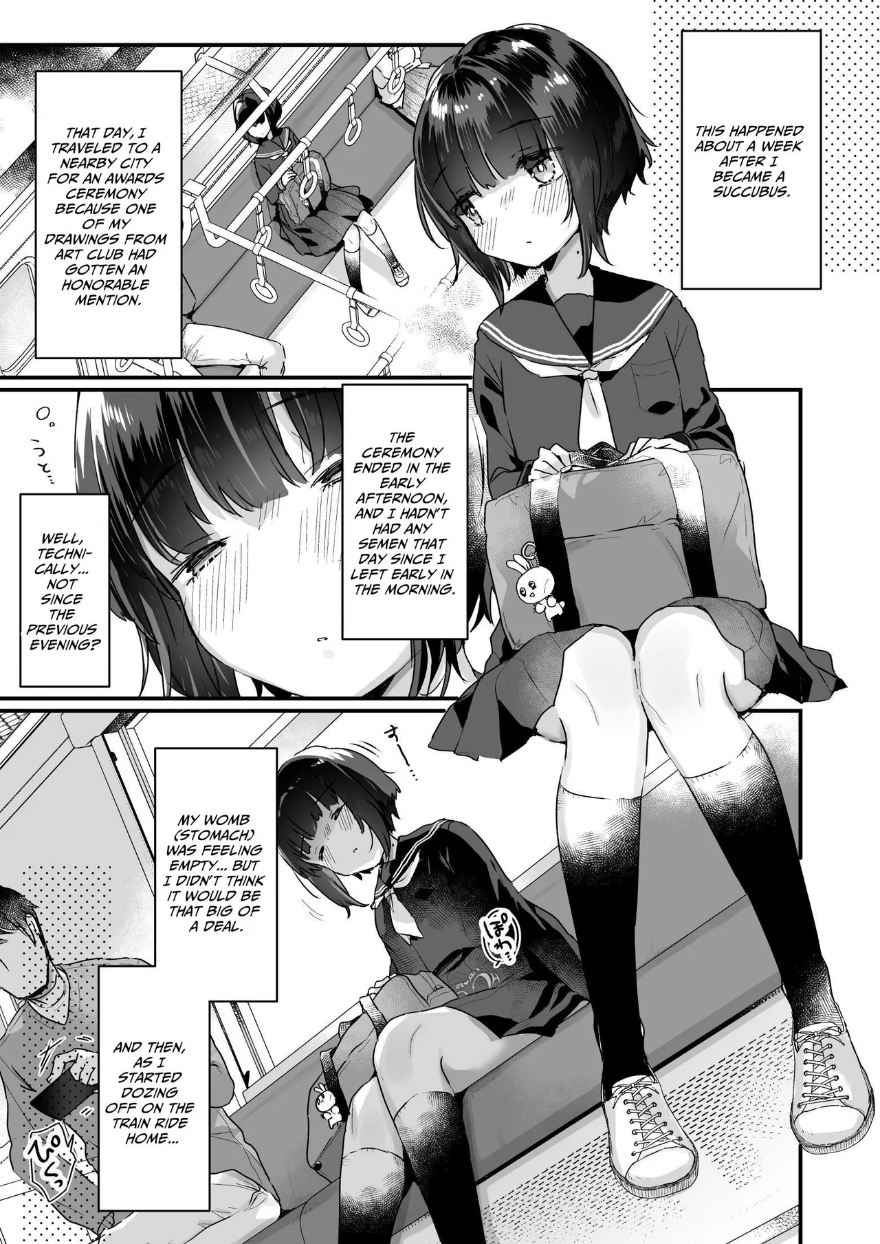 Naritakunai no ni Succubus ni Natte Shimatta Yamada-san Densha Rankou Hen Chapter 1 - page 4