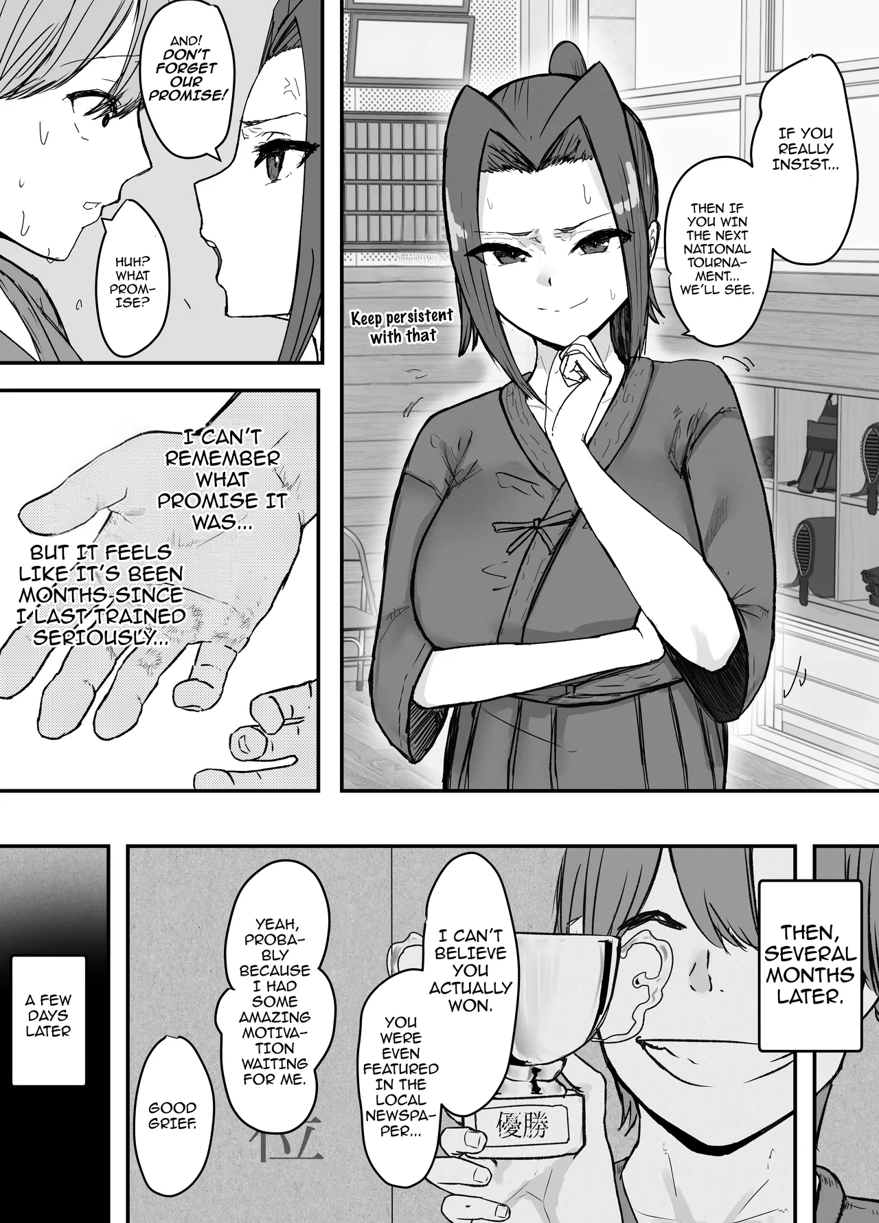 Kendou-bu Shushou no Watashi ga Netorase de Ochiru Wake ga Nai! Chapter 1 - page 8