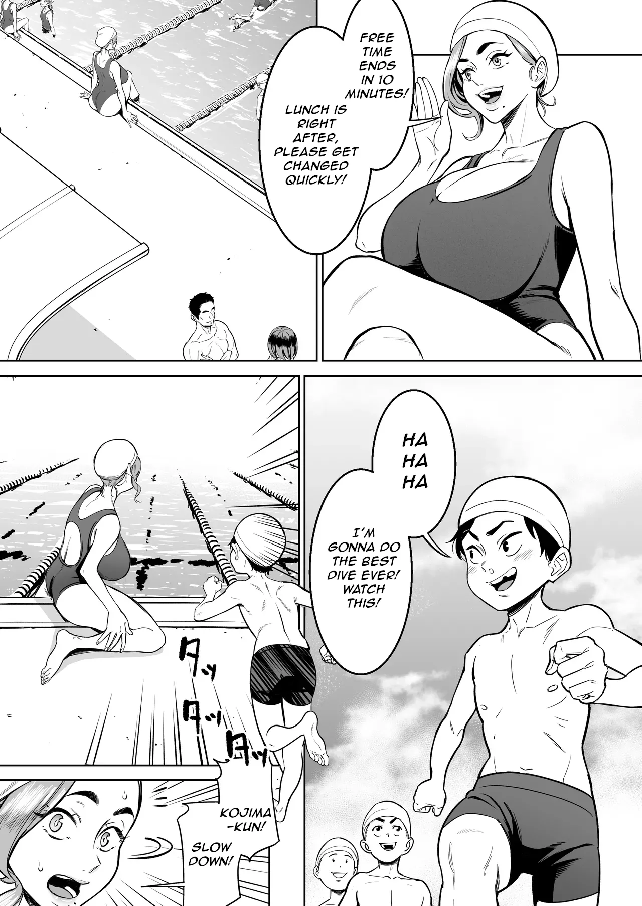 Swapping with the Teacher at the Pool Chapter 1 - page 3