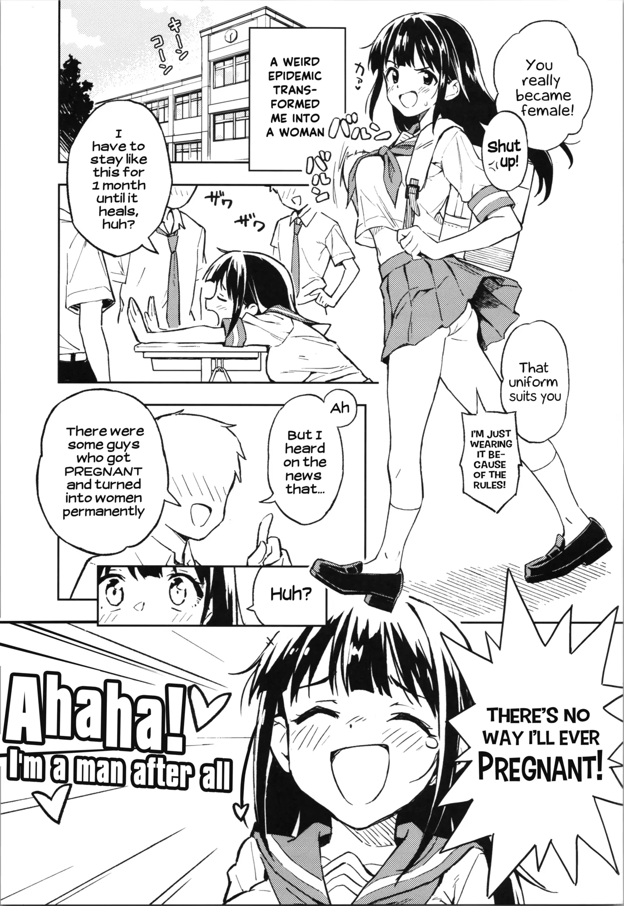 1-kagetsu Ninshin Shinakereba Otoko ni Modoreru Hanashi Chapter 1 - page 2