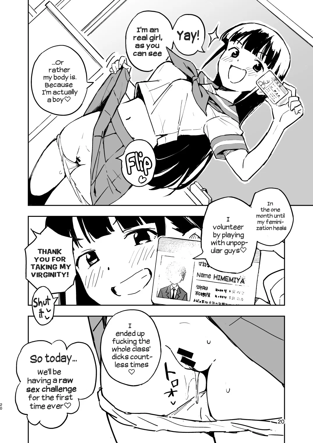 1-kagetsu Ninshin Shinakereba Otoko ni Modoreru Hanashi Chapter 1 - page 19