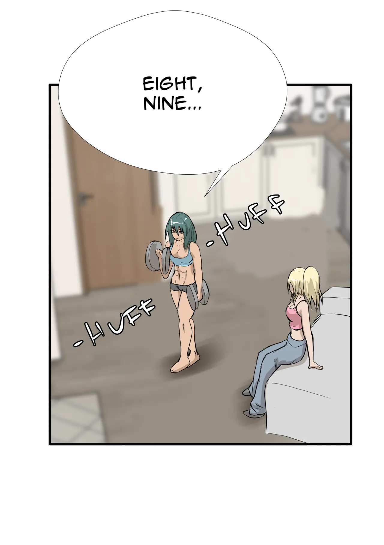 Alex and Danny's Weight Training Mishap! FINAL Chapter 1 - page 1