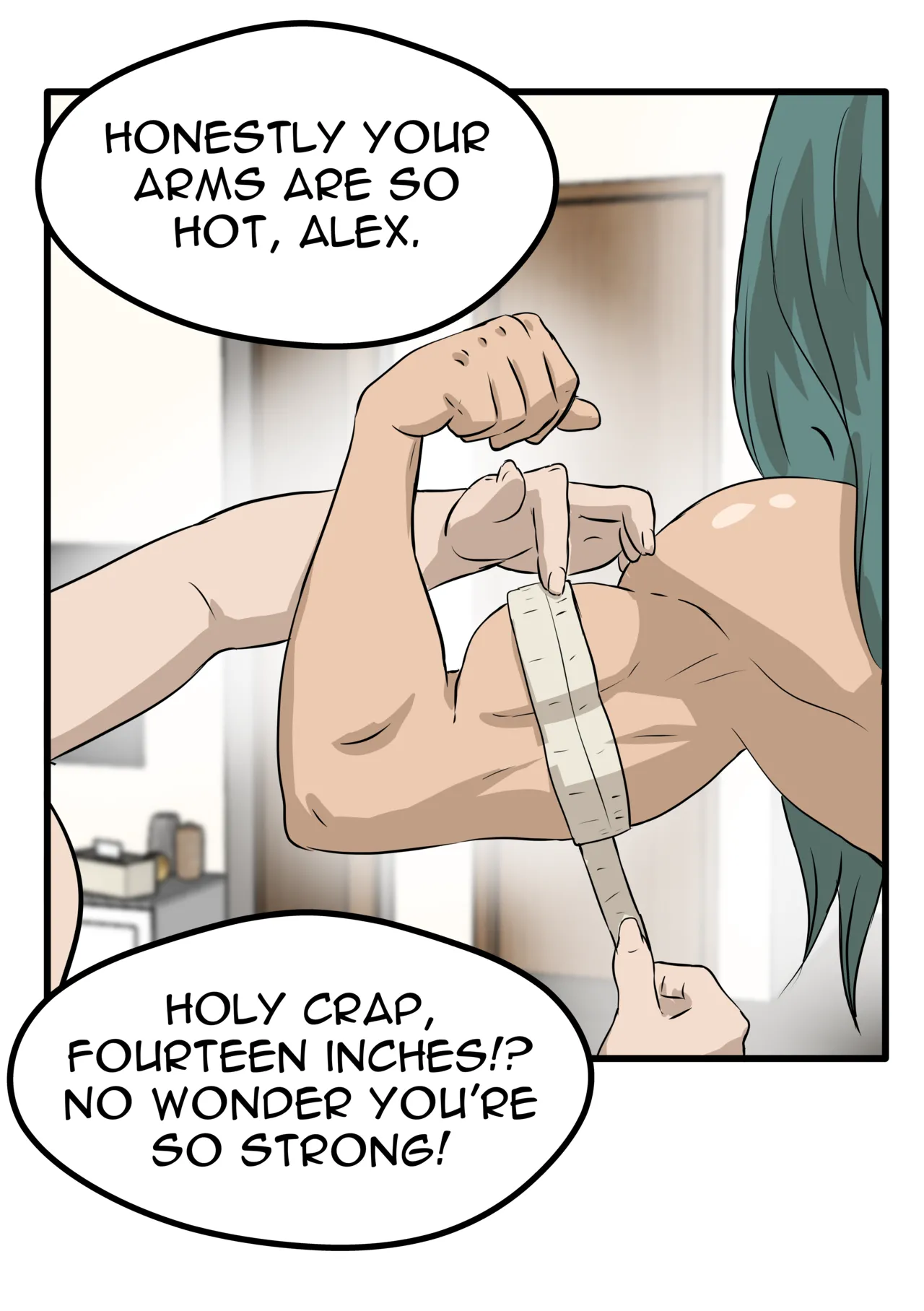 Alex and Danny's Weight Training Mishap! FINAL Chapter 1 - page 141