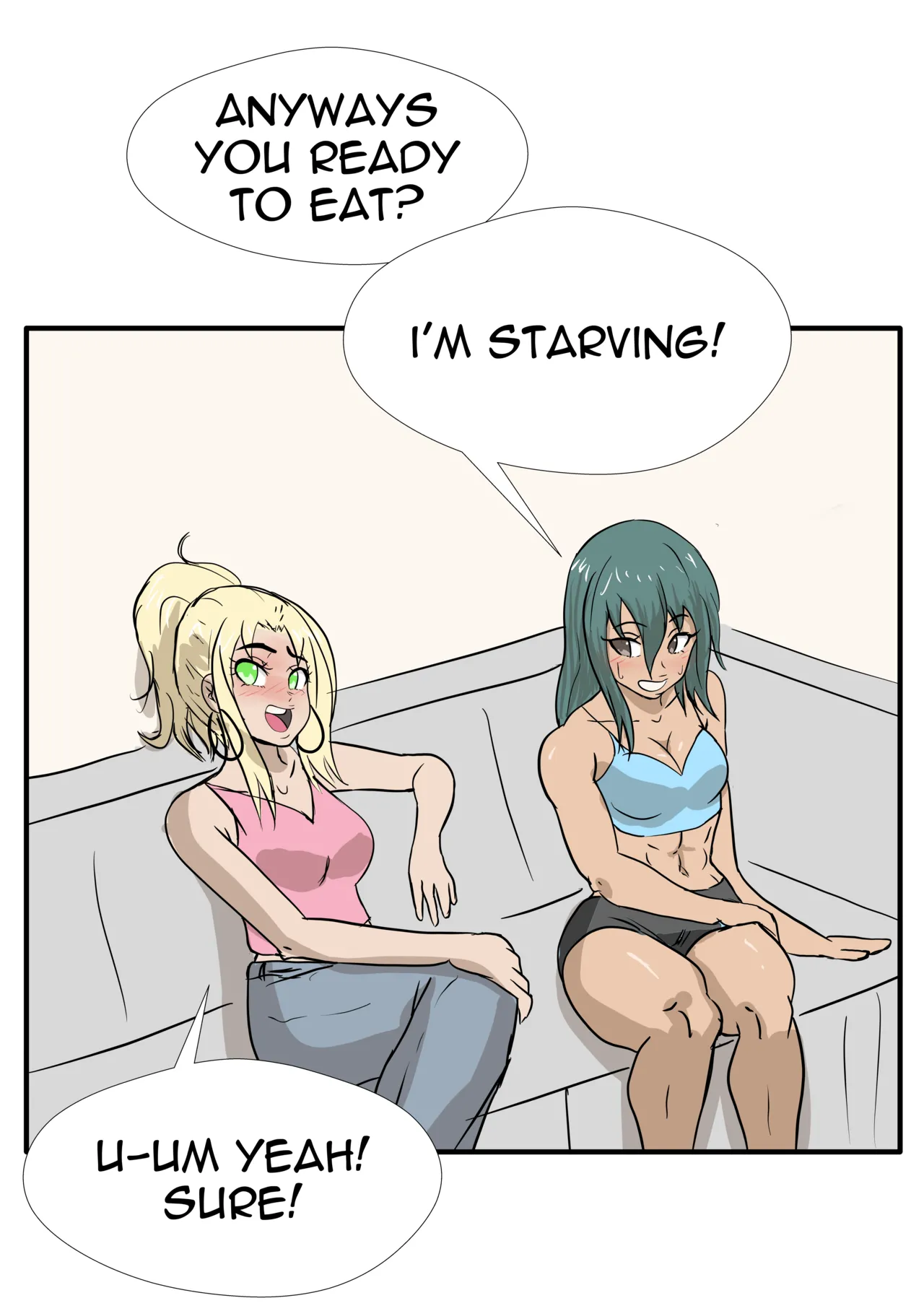 Alex and Danny's Weight Training Mishap! FINAL Chapter 1 - page 9