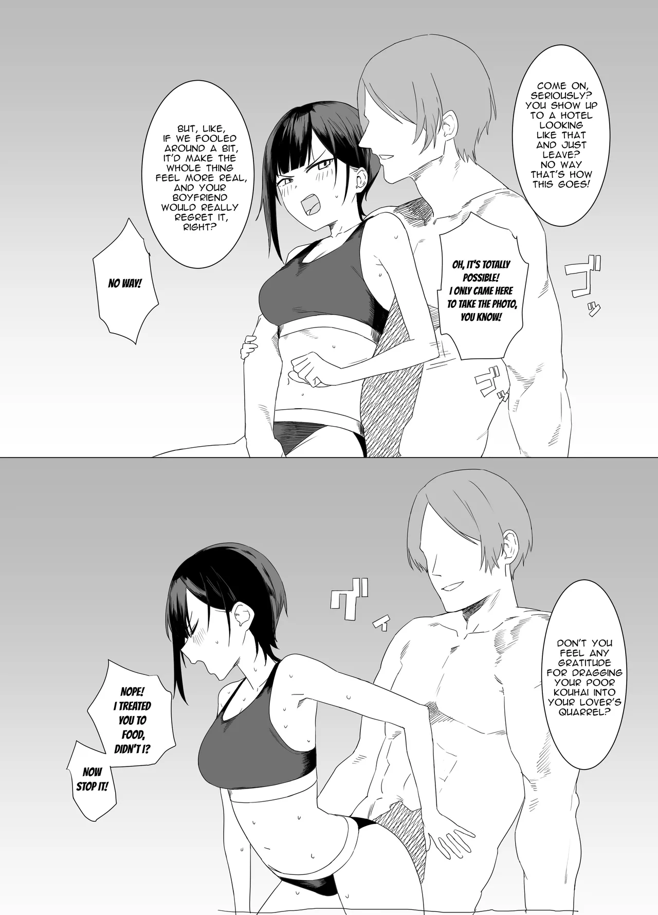 Intending to Control His Ejaculation with a Chastity Belt and Fake an NTR Prank on April Fool’s, the Mischievous Girlfriend Gets Overwhelmed by Her Partner’s Skills, Turning the Lie into Reality Chapter 1 - page 11