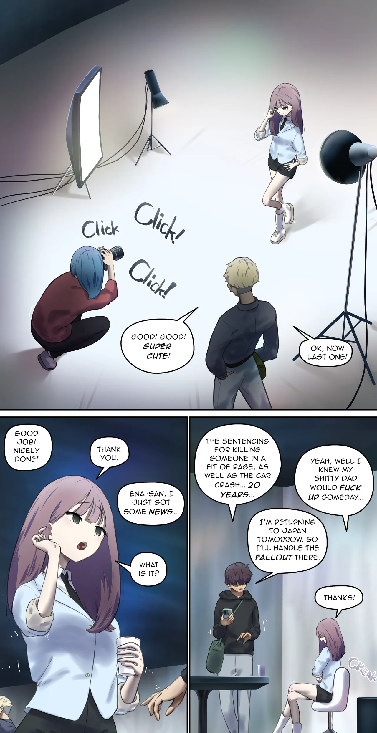 According to the law of the country where I came for the modeling shoot… 【Translated by kochakaden】 Chapter 1 - page 1