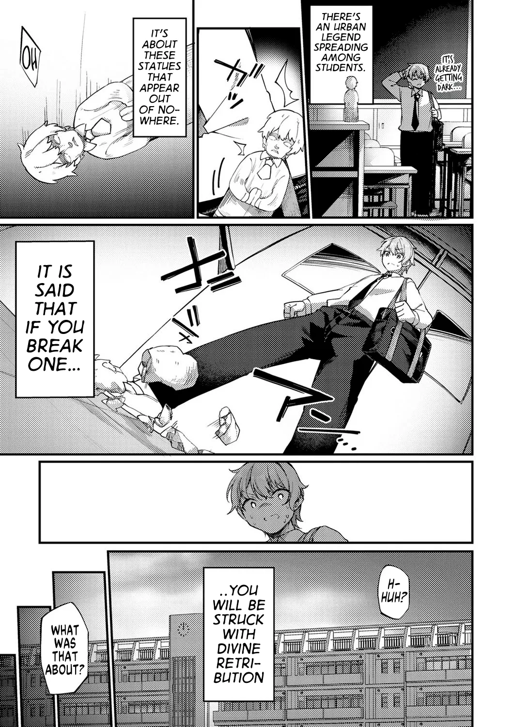 Beware of the Magical Stone Statues! Chapter 1 - page 1