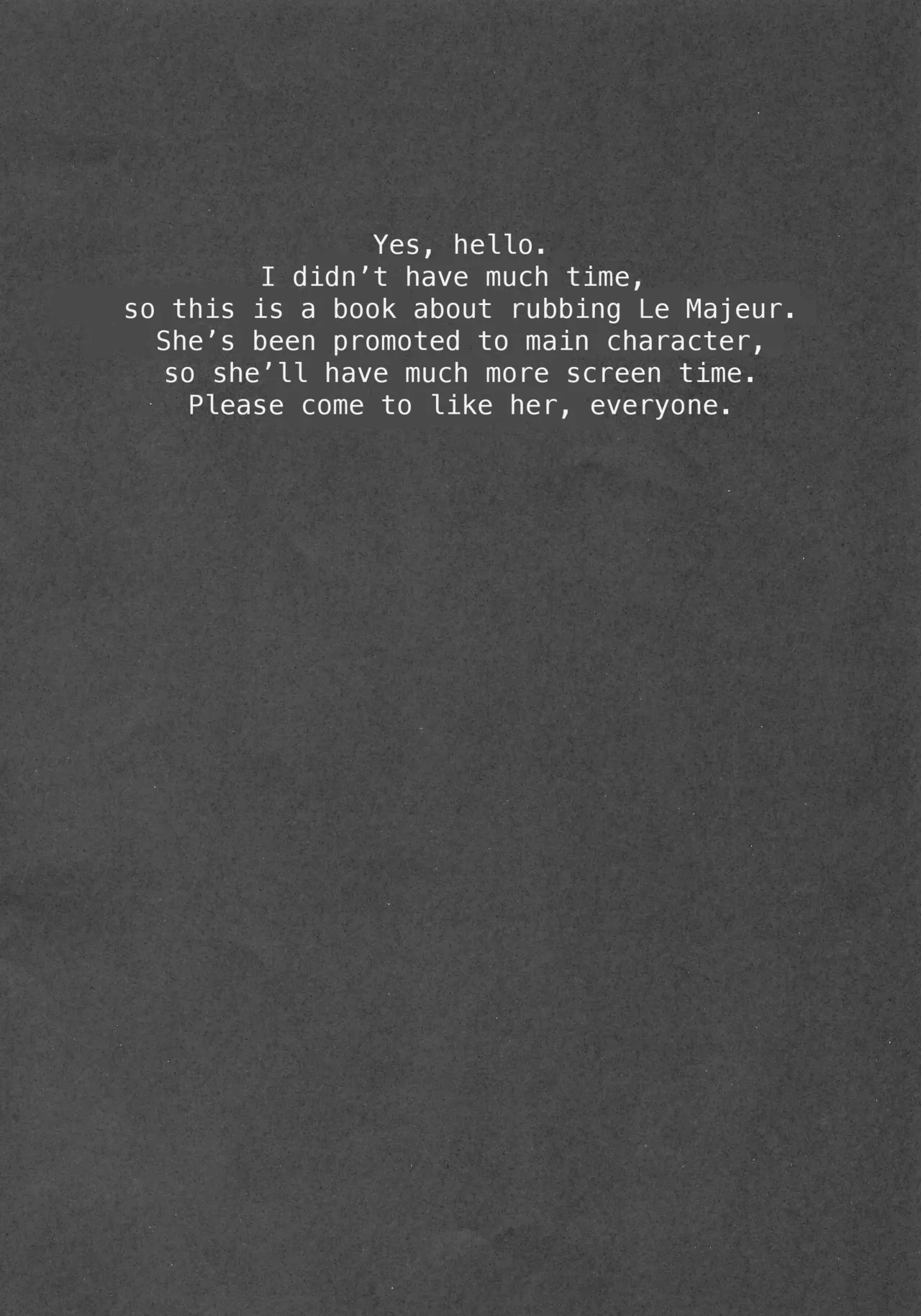 Je t'aime,Je t'aime,le majeur! Chapter 1 - page 3