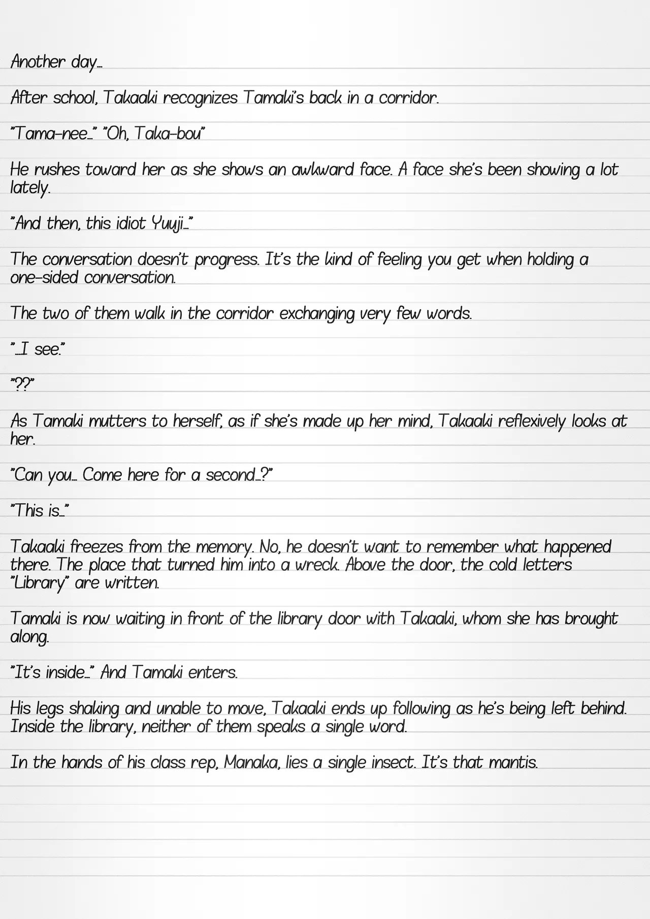 Misuke's Short Stories 26 - Mantis NTR 2 Chapter 1 - page 14
