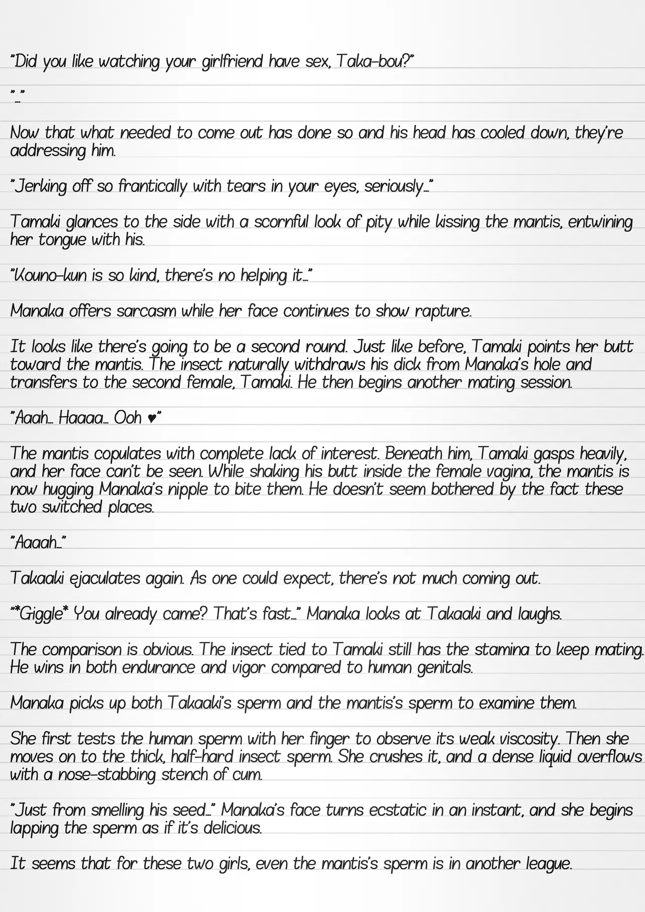 Misuke's Short Stories 26 - Mantis NTR 2 Chapter 1 - page 29