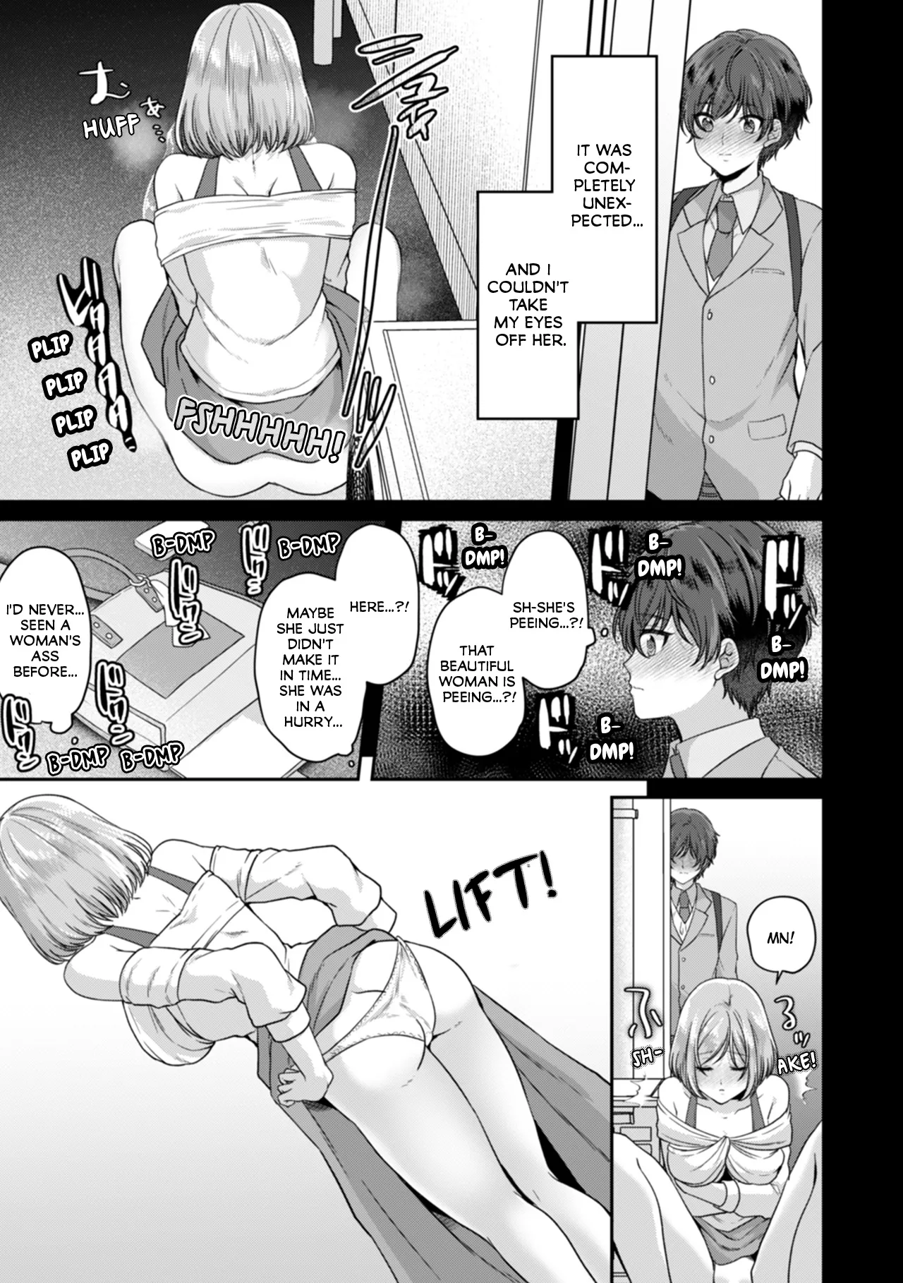 Manin Densha de Shikkin Sunzen!? Chikan Danshi no Ijiwaru na Yubi de Ikasare Tsuzuketa OL Chapter 2 - page 4