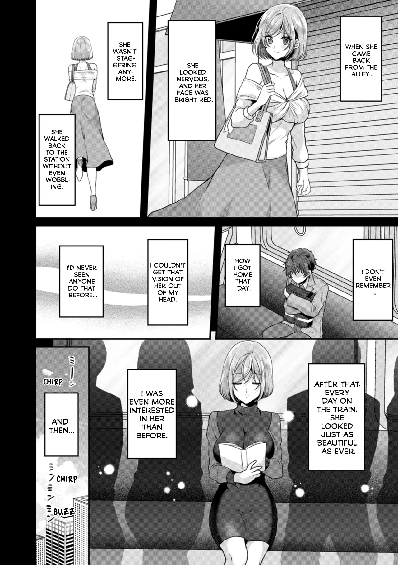 Manin Densha de Shikkin Sunzen!? Chikan Danshi no Ijiwaru na Yubi de Ikasare Tsuzuketa OL Chapter 2 - page 5