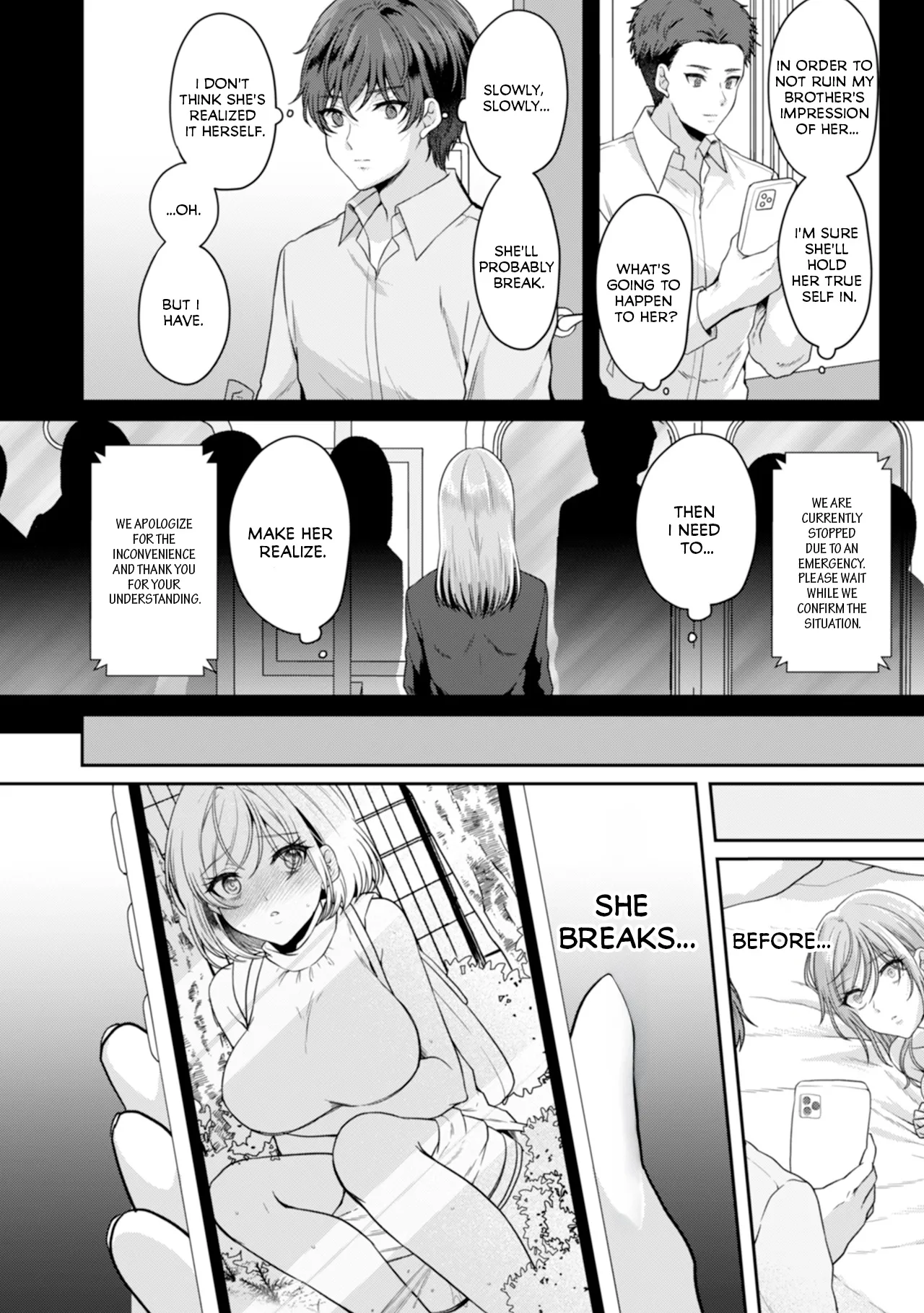 Manin Densha de Shikkin Sunzen!? Chikan Danshi no Ijiwaru na Yubi de Ikasare Tsuzuketa OL Chapter 2 - page 9
