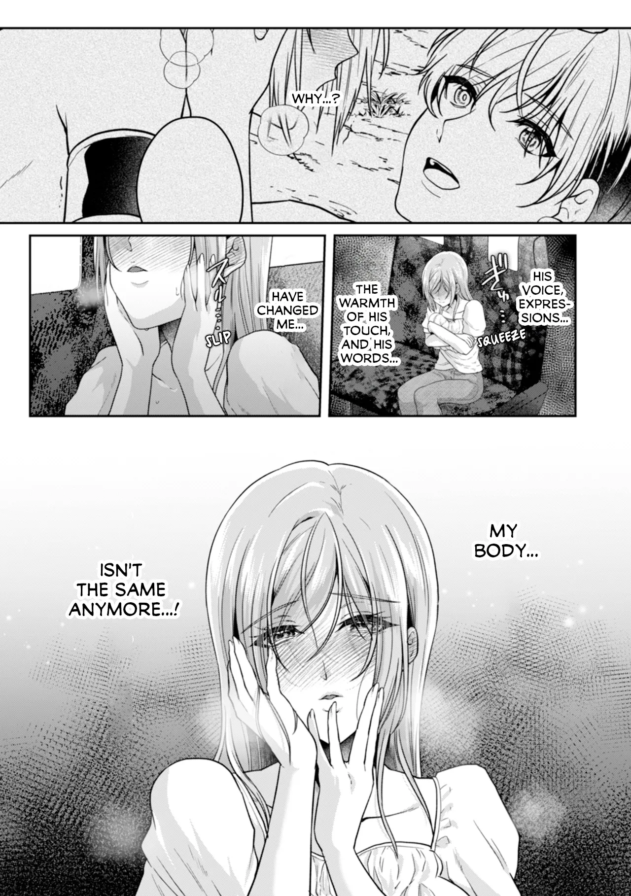 Manin Densha de Shikkin Sunzen!? Chikan Danshi no Ijiwaru na Yubi de Ikasare Tsuzuketa OL Chapter 2 - page 110