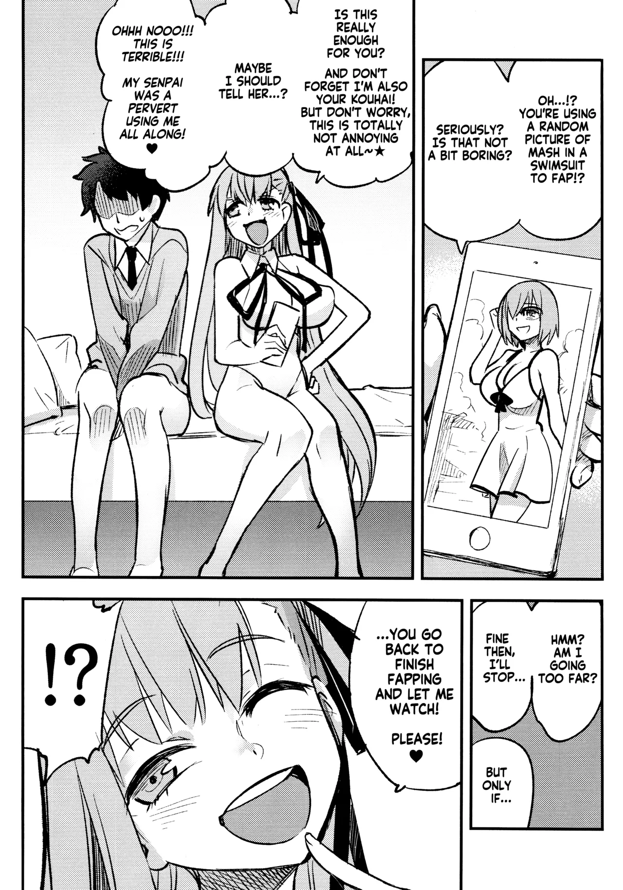 BB-chan ni Waraware Baka ni Sarenagara Shiko Shiko no Otetsudai o Sarete Saru Mitai ni Koshi Heko Heko shite Buzama Mudashasei Saserarechau Hon Chapter 1 - page 3