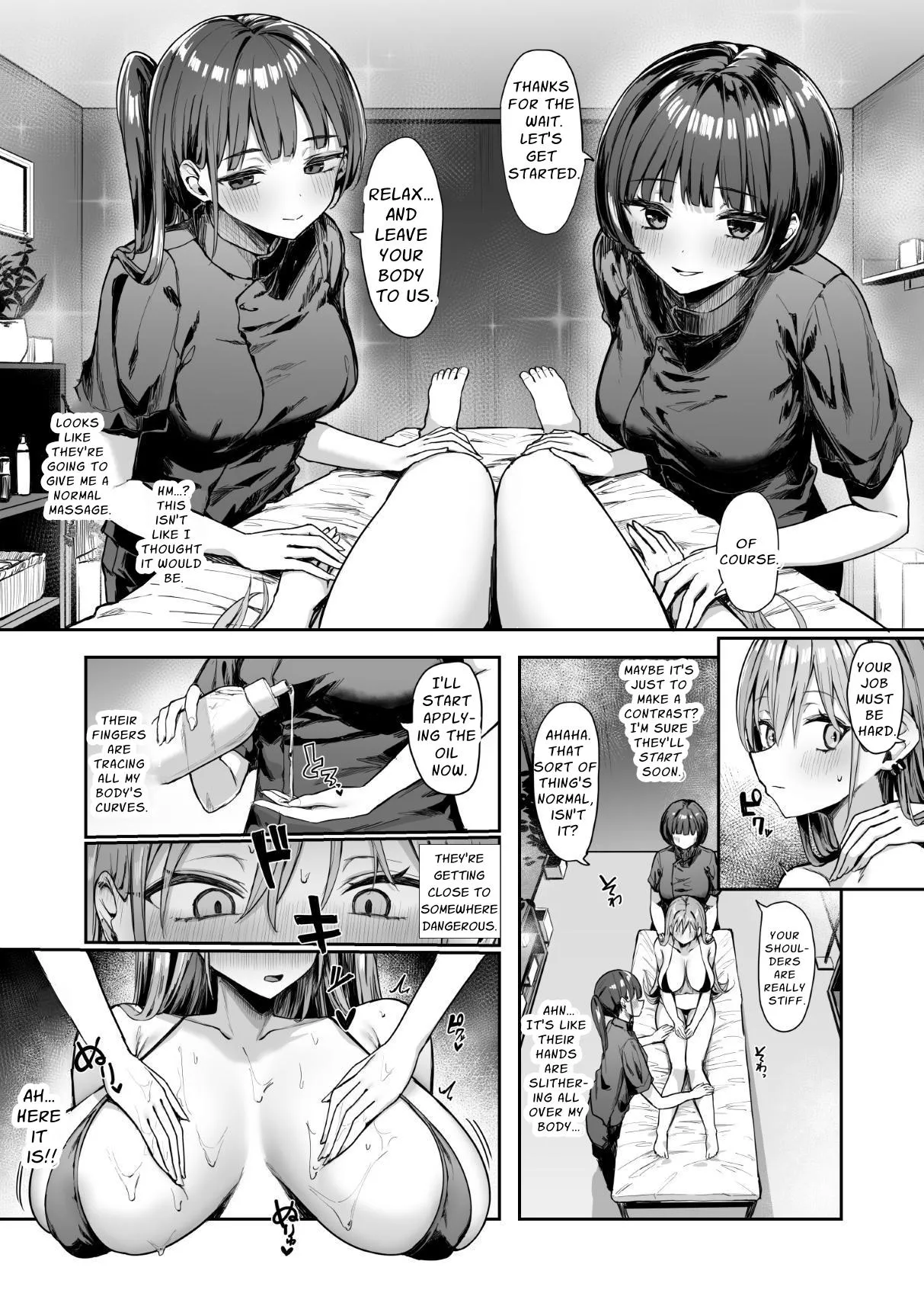 Nana no Oil Massage Chikubi Kaihatsu Kikou Chapter 1 - page 6