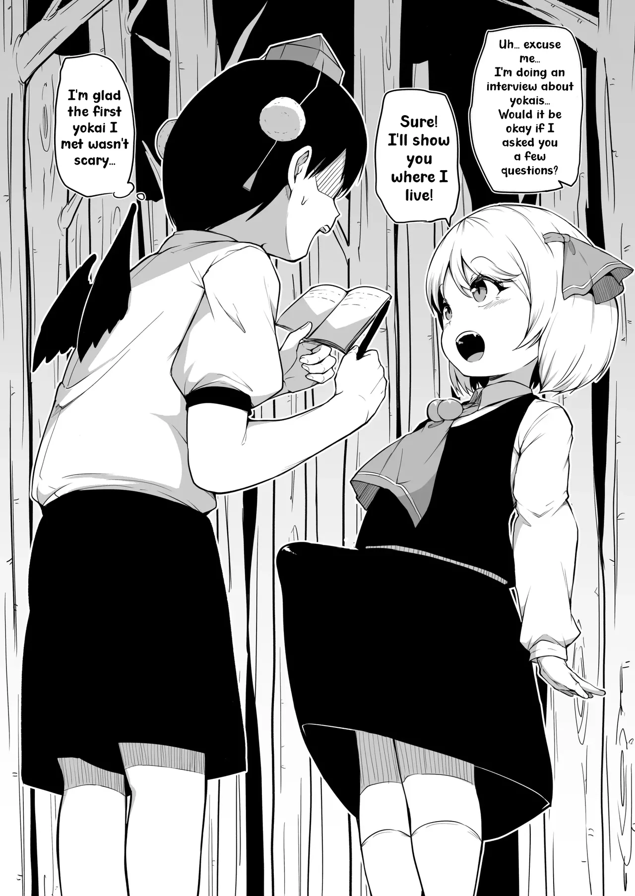 Shinjin Tengu-kun no Shuzai Tanhō Chapter 1 - page 1