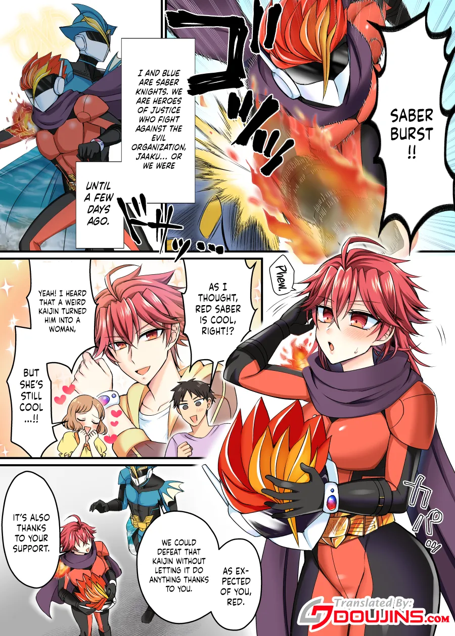 Saber Red ~Seigi no Zako Onna Sentouin Hero Chapter 1 - page 2