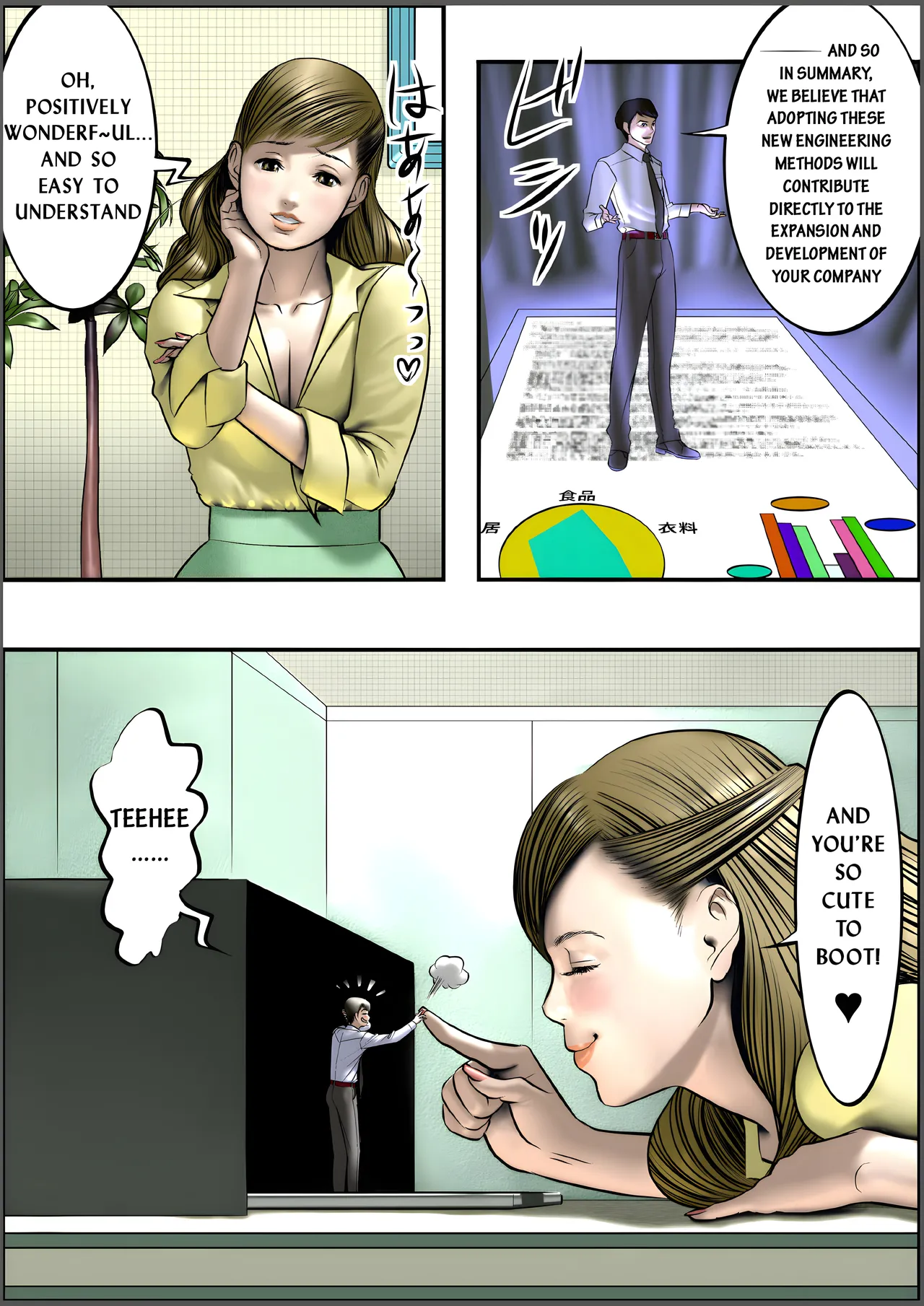 Microne Magazine Sanzun-Shachou Chapter 1 - page 9