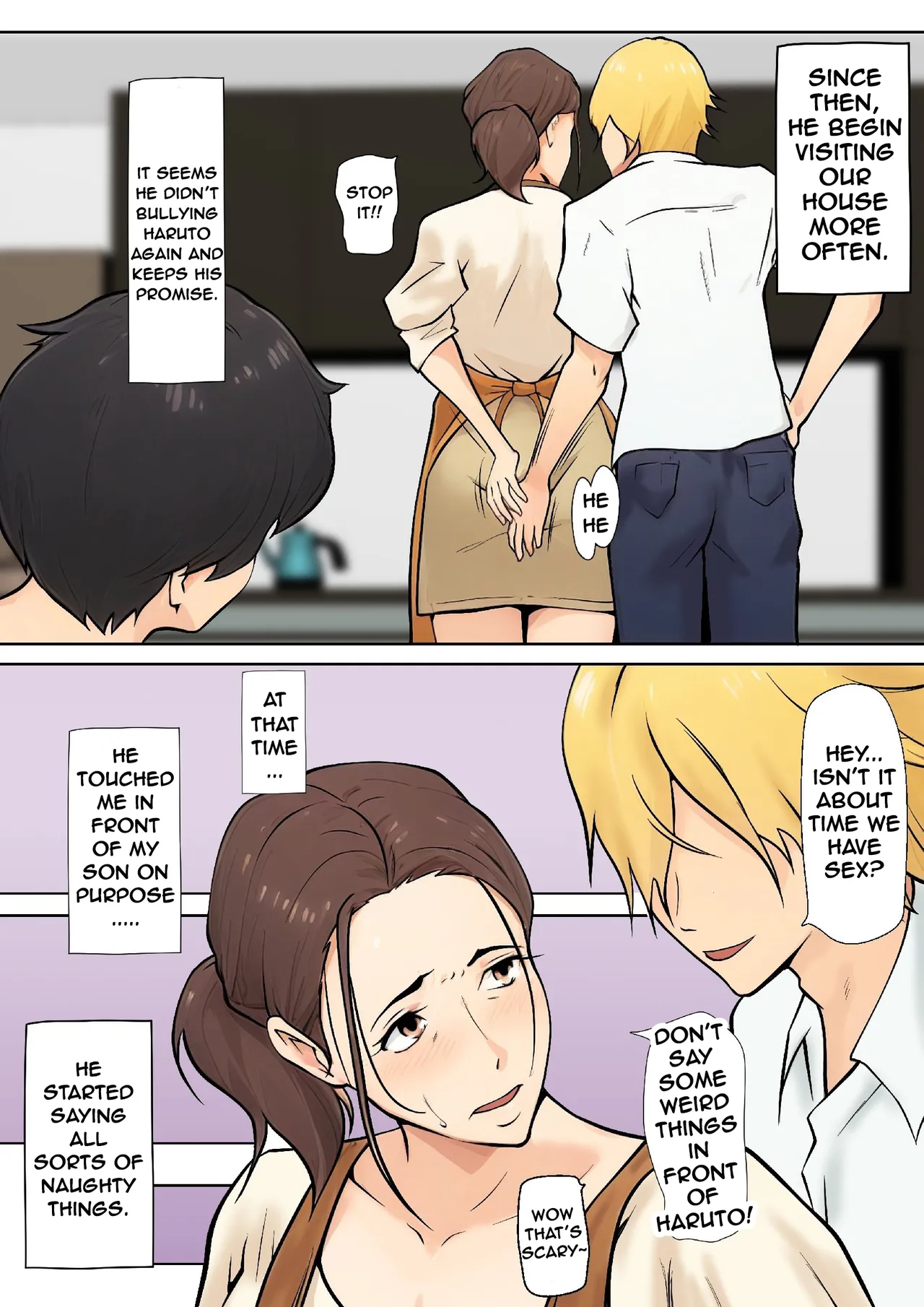 PSEUDO ROMANCE WITH MY SON FRIEND Chapter 1 - page 13