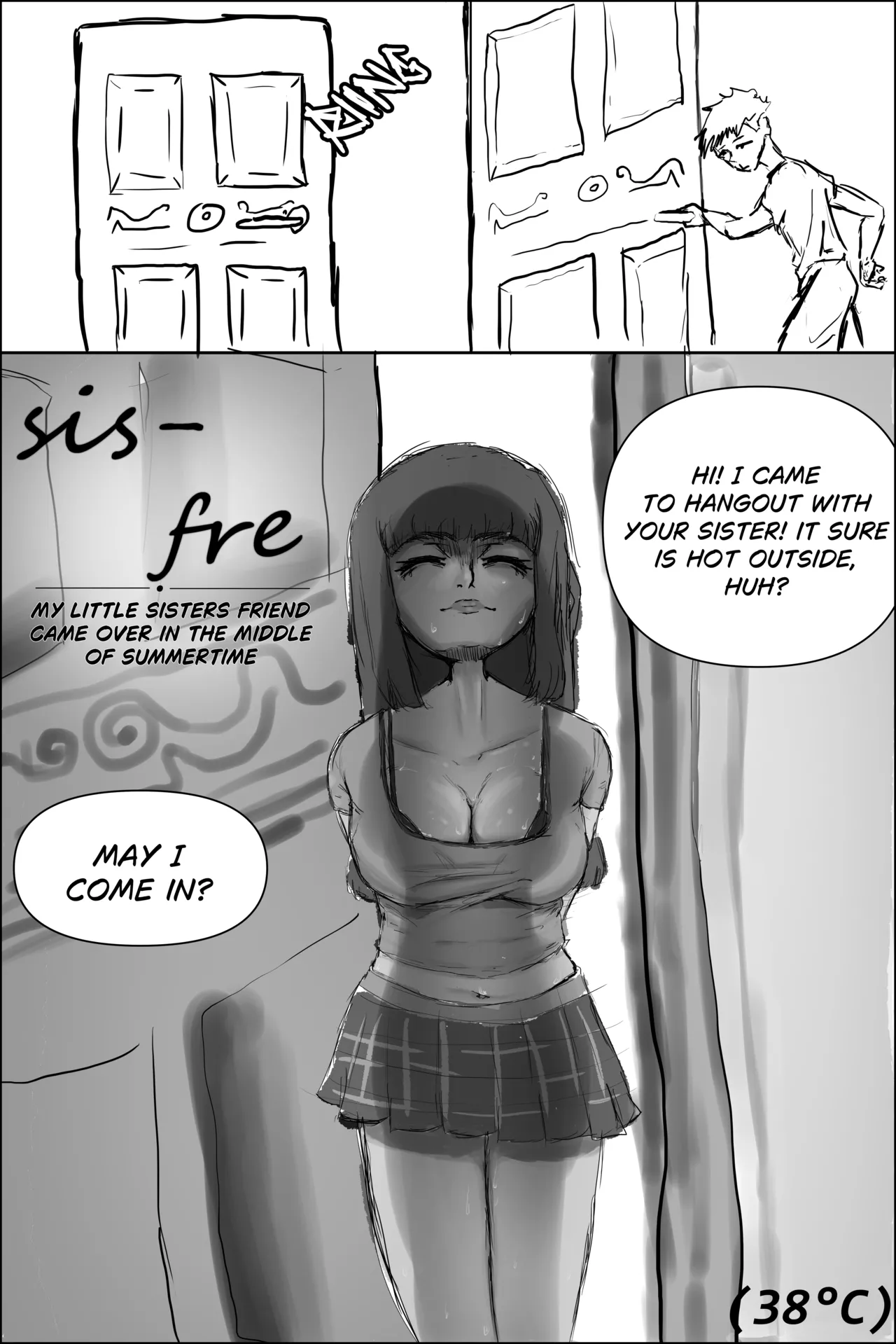 Sis-Fre - My Sister's Friend Came Over in the Middle of Summertime Chapter 1 - page 1