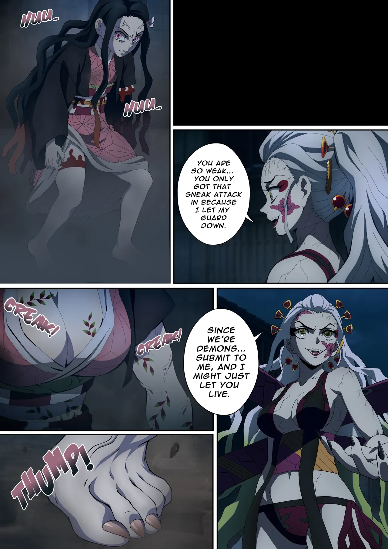 Daki’s Blood Demon Art: Trample 堕姫の血鬼術・紅蓮践踏 Chapter 1 - page 22