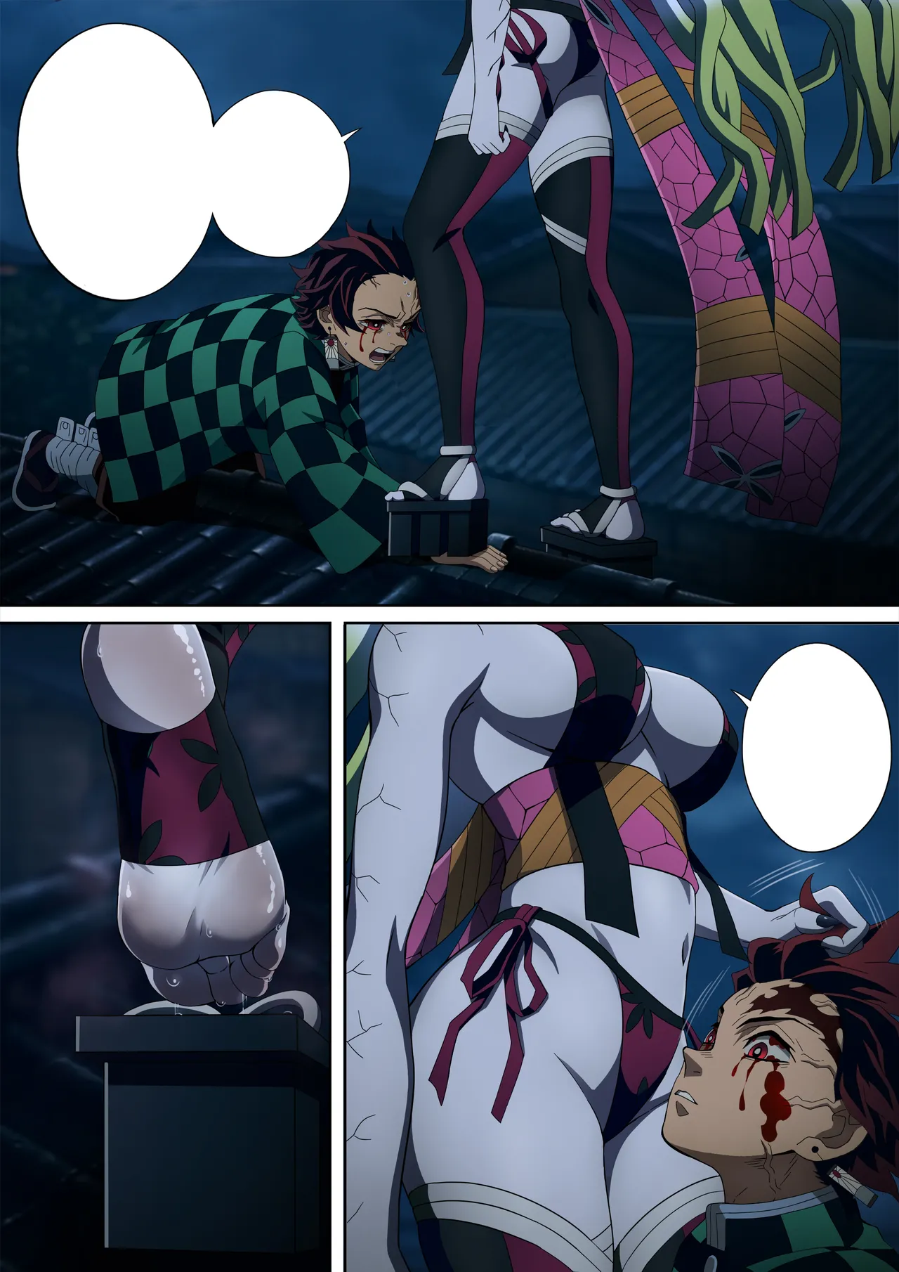 Daki’s Blood Demon Art: Trample 堕姫の血鬼術・紅蓮践踏 Chapter 1 - page 49
