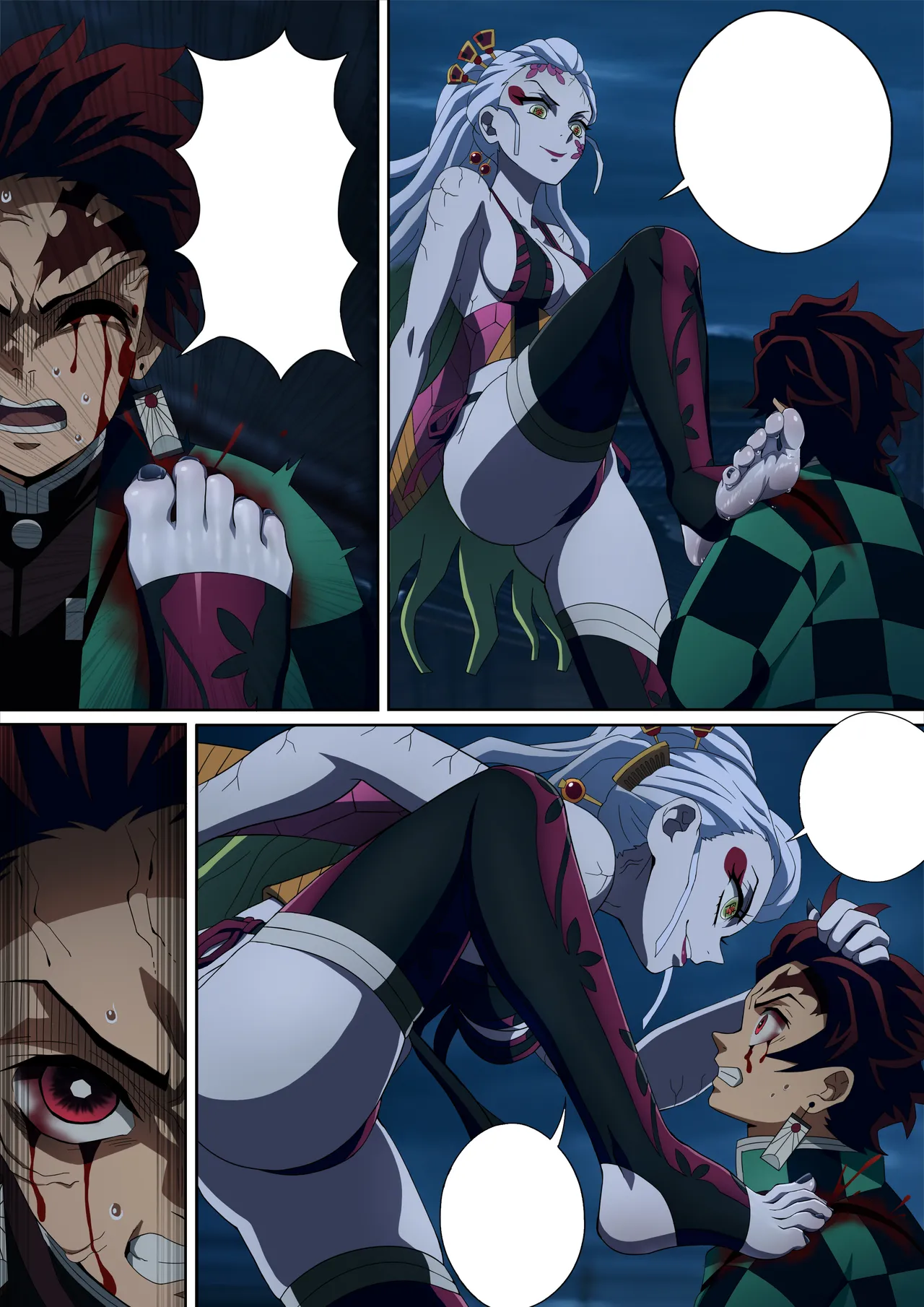 Daki’s Blood Demon Art: Trample 堕姫の血鬼術・紅蓮践踏 Chapter 1 - page 50