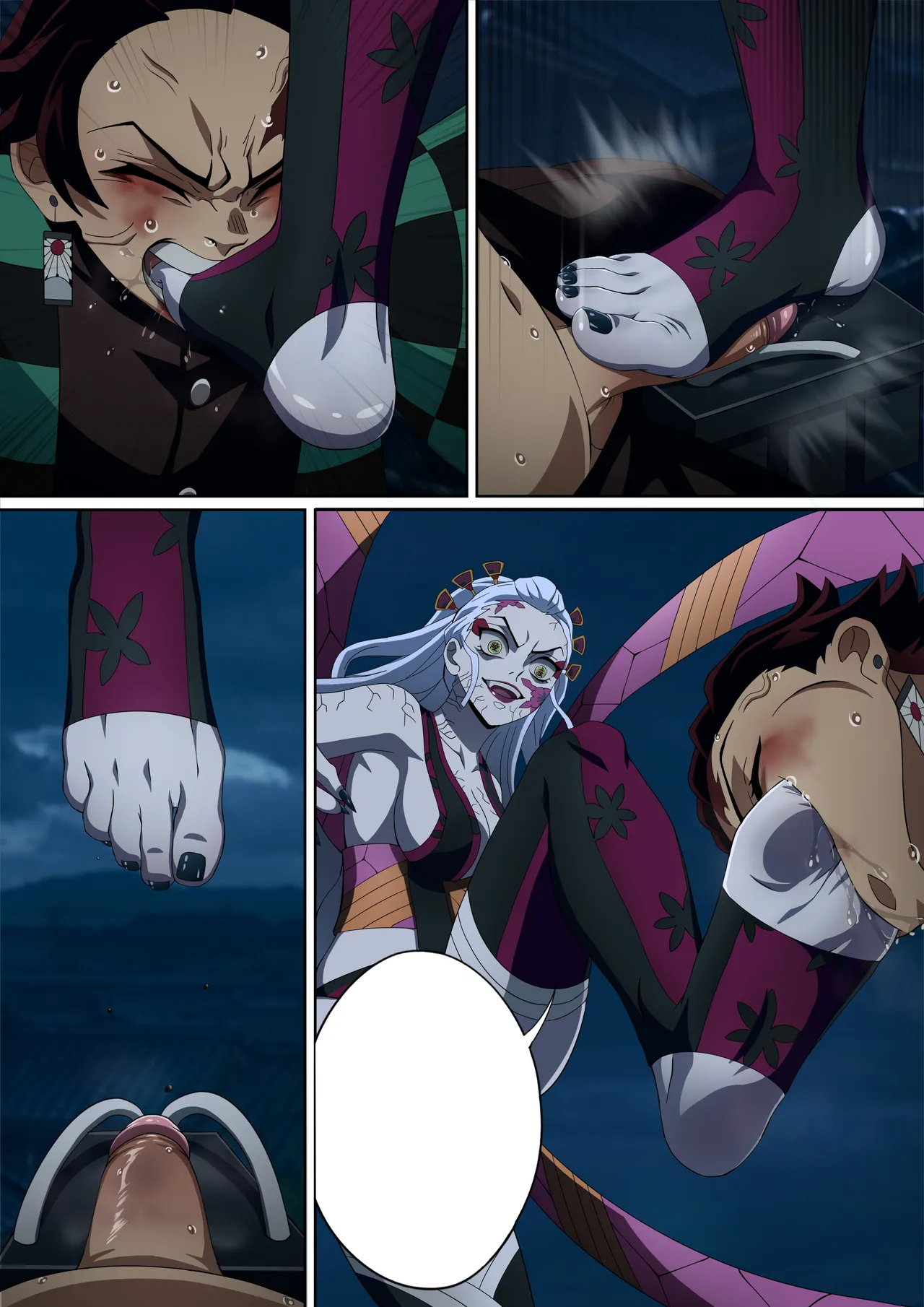 Daki’s Blood Demon Art: Trample 堕姫の血鬼術・紅蓮践踏 Chapter 1 - page 60