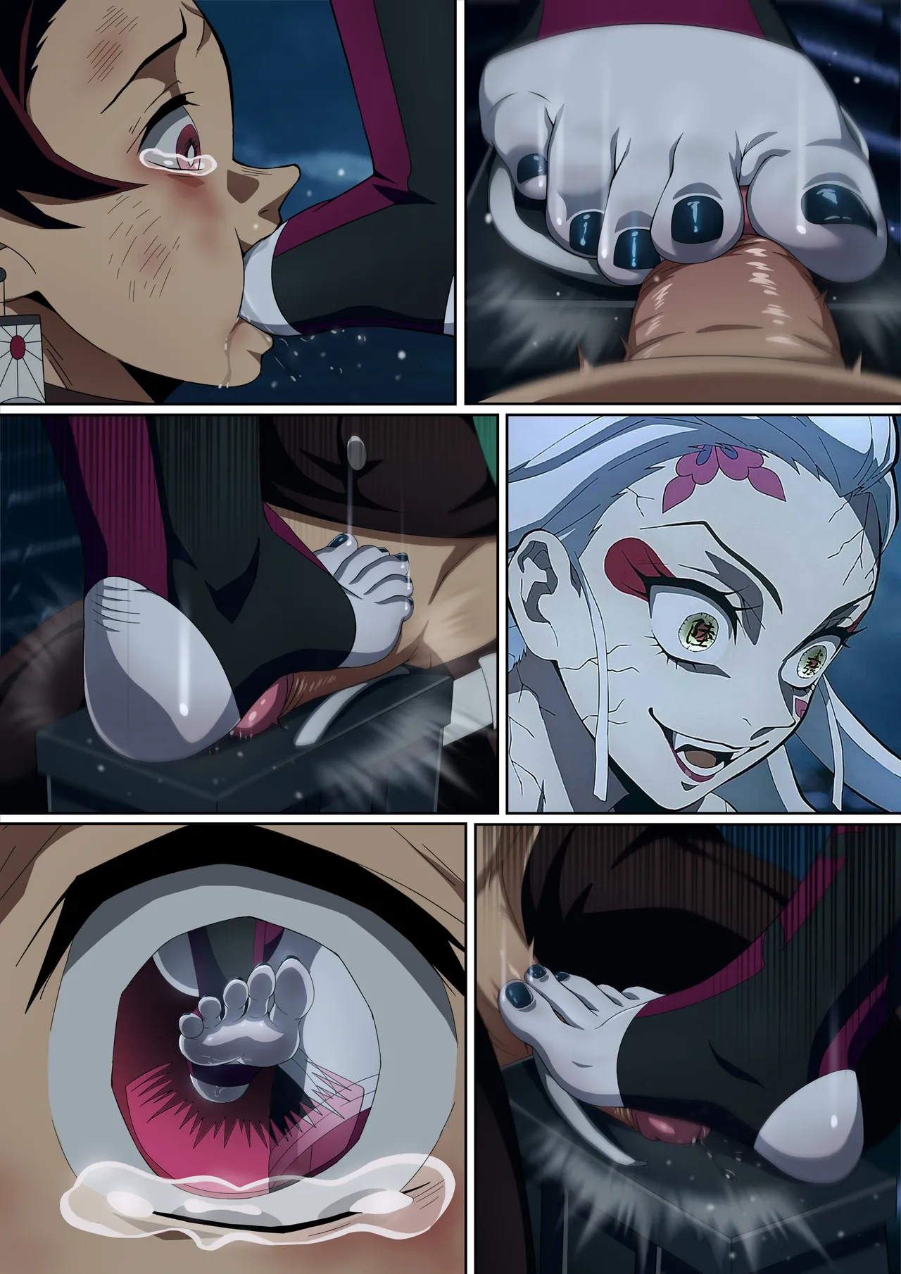 Daki’s Blood Demon Art: Trample 堕姫の血鬼術・紅蓮践踏 Chapter 1 - page 61
