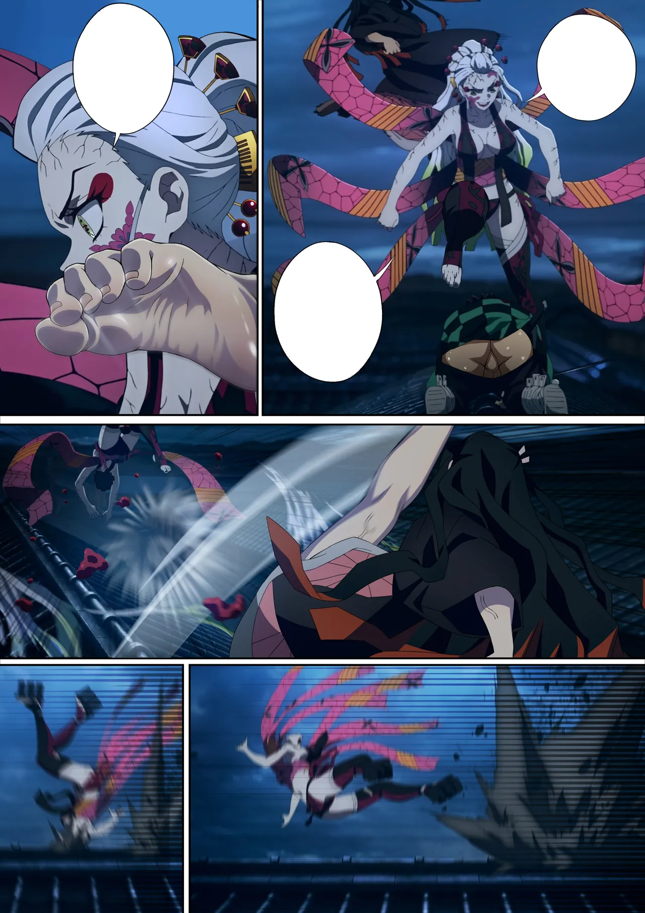 Daki’s Blood Demon Art: Trample 堕姫の血鬼術・紅蓮践踏 Chapter 1 - page 63