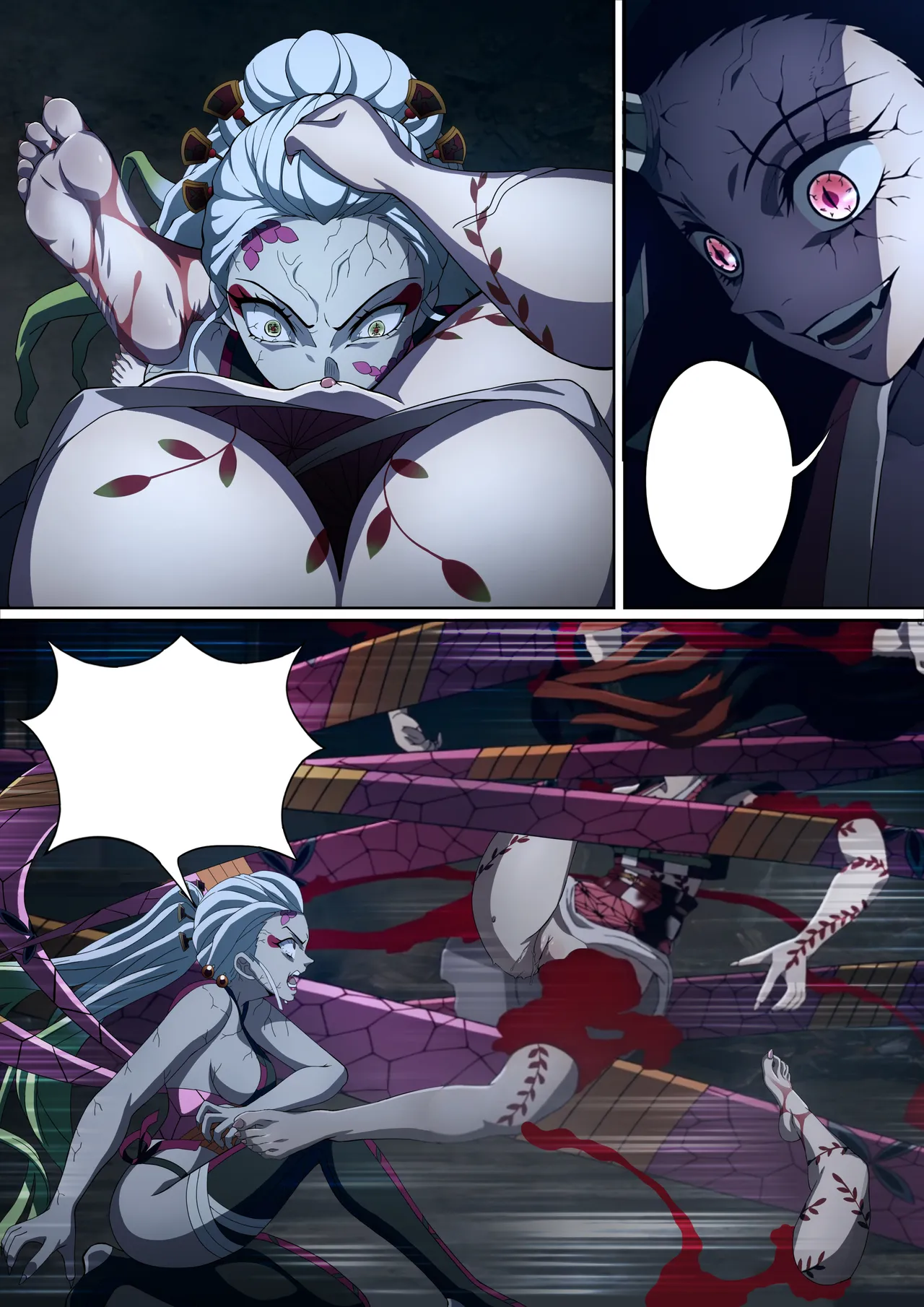 Daki’s Blood Demon Art: Trample 堕姫の血鬼術・紅蓮践踏 Chapter 1 - page 72