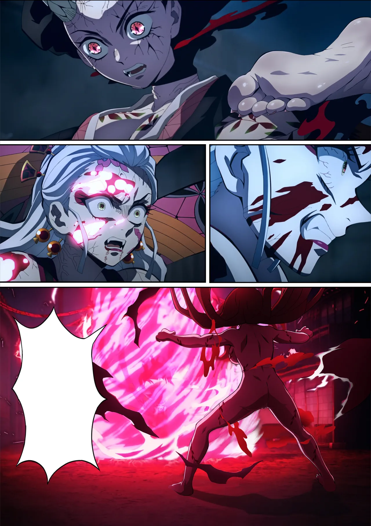 Daki’s Blood Demon Art: Trample 堕姫の血鬼術・紅蓮践踏 Chapter 1 - page 73
