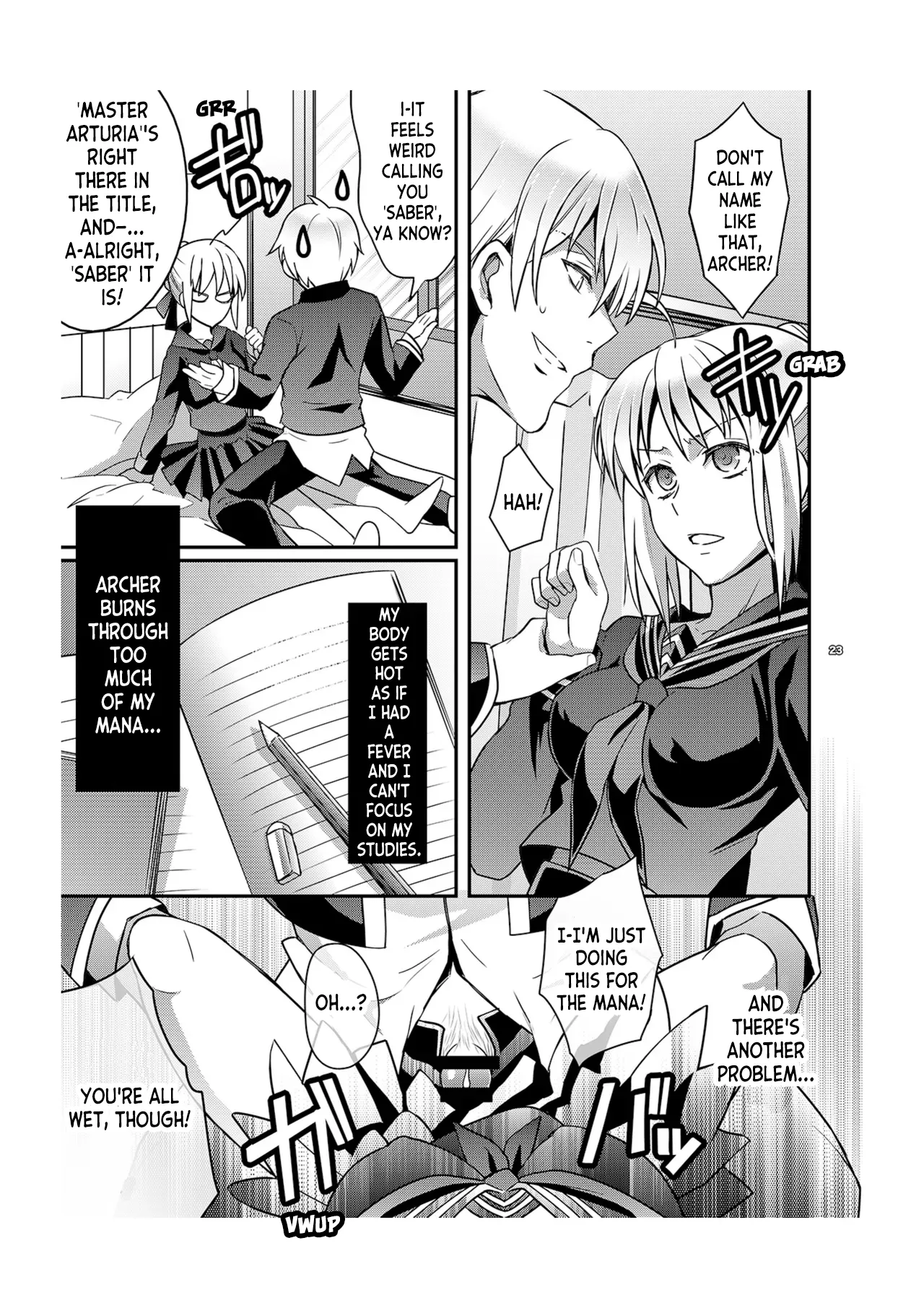 Master Arturia-chan! ～Yome to Ecchi na Maryoku Kyoukyuu Chapter 1 - page 10