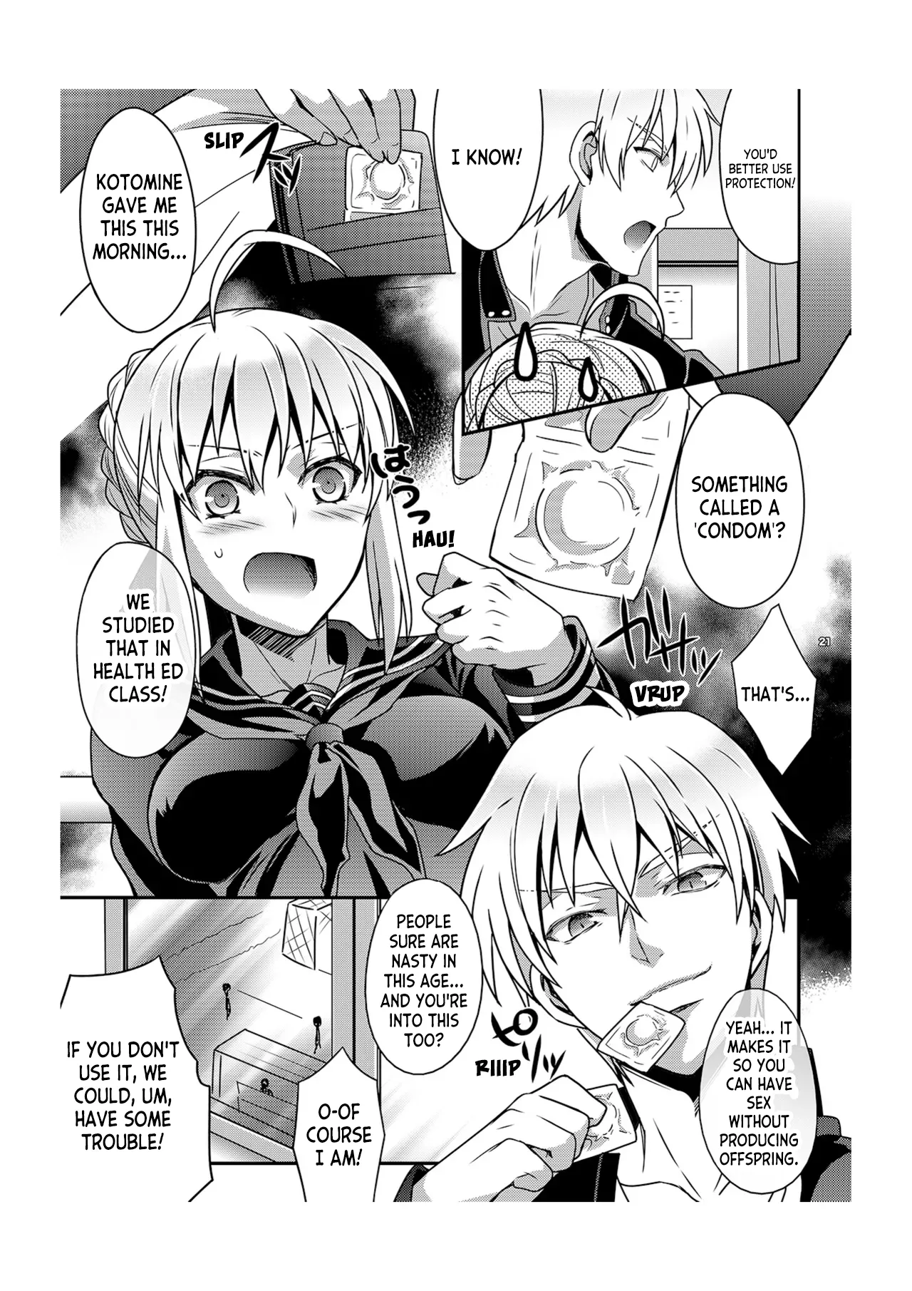 Master Arturia-chan! ～Yome to Ecchi na Maryoku Kyoukyuu Chapter 1 - page 8