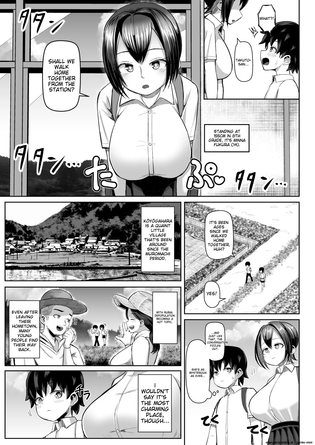 Paizuri Matsuri ~Inshuu ga Nokoru Mura de Kyoukugen Kyousha~ Chapter 1 - page 4