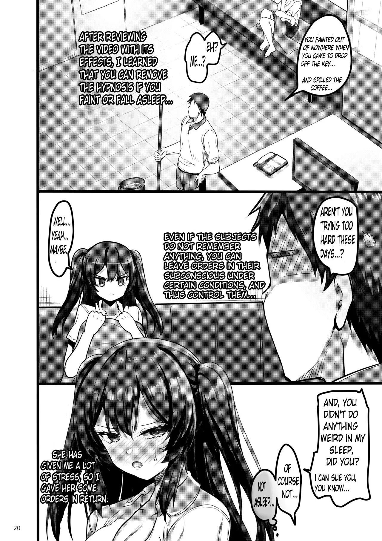 A story of how I hypnotized a student who was only mean to me. Chapter 1 - page 19