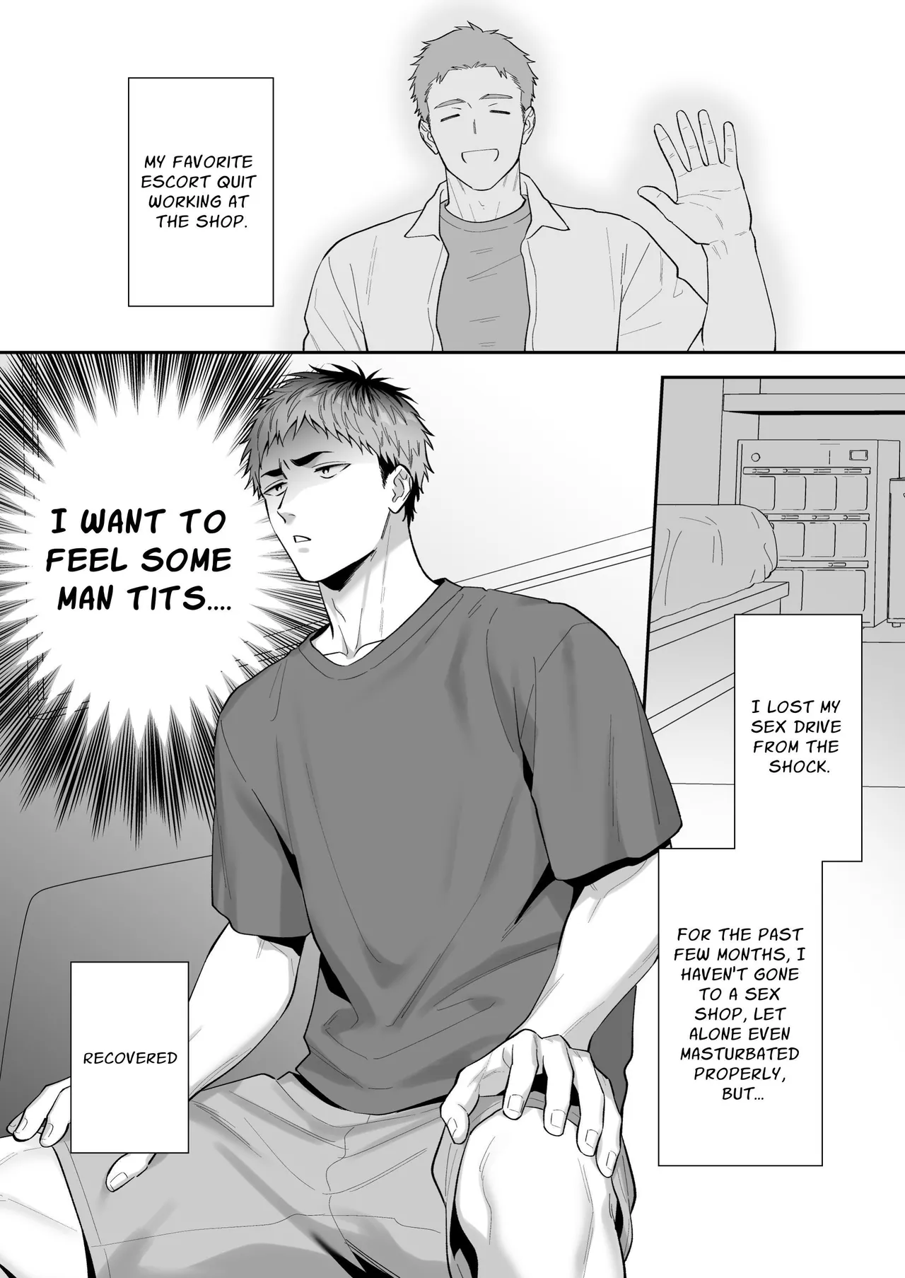 Requesting Man Tits: Fucking Total Masochist Kuro-kun Silly While Teasing His Sensitive Nipples Chapter 1 - page 3