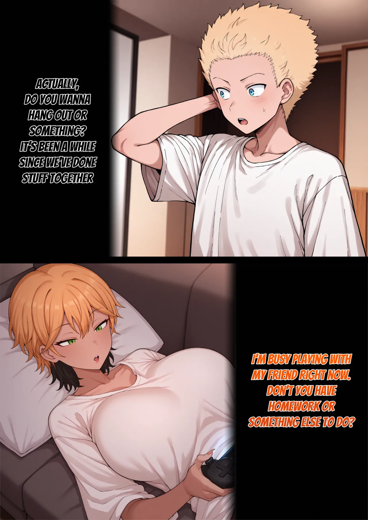 Kokujin no Tenkousei o NTRru "Kanako's Bet" - Full release uncensored! Chapter 1 - page 6