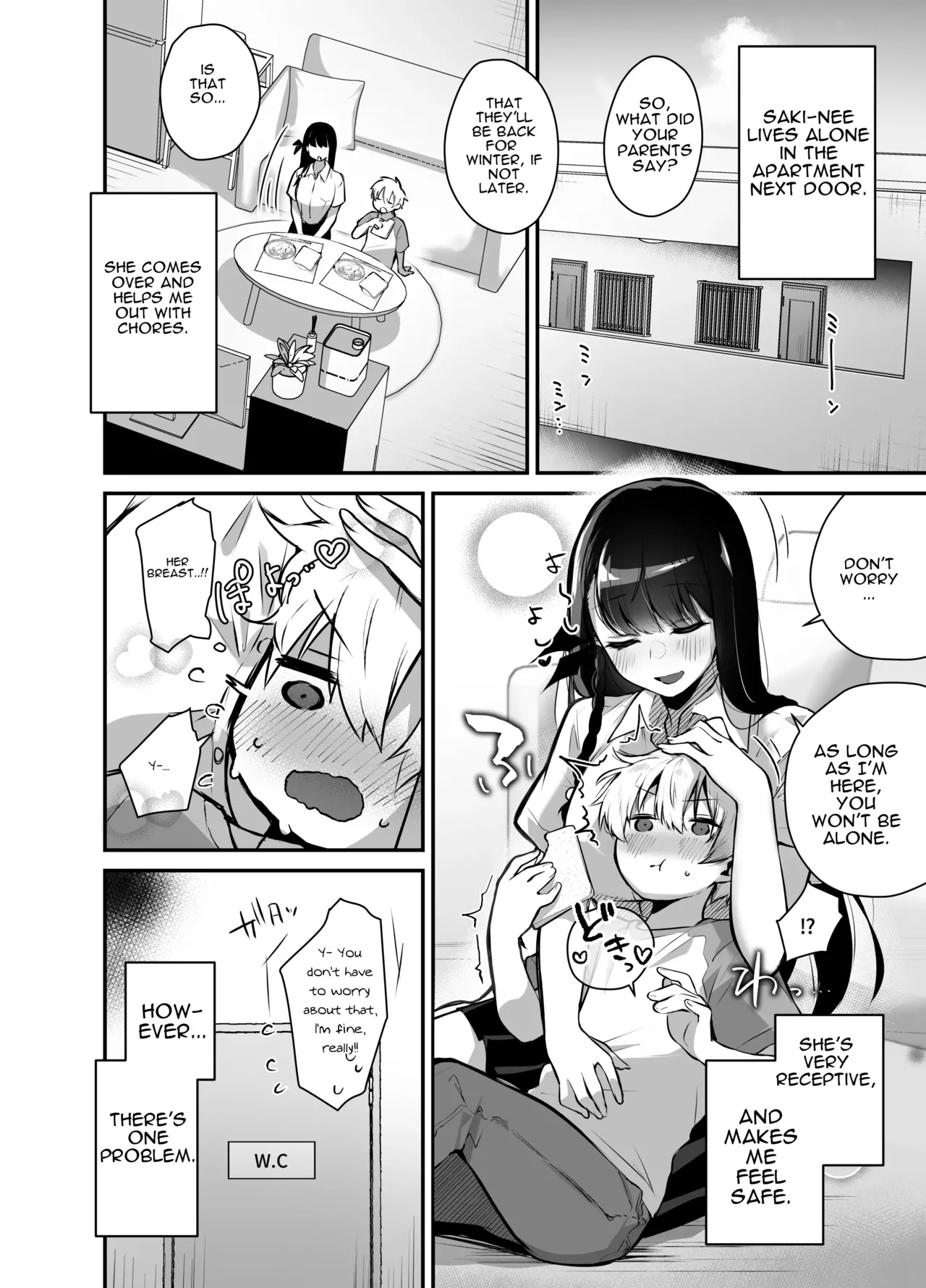 Rinjin no Seiso na Onee-chan JK wa boku wo Dekiai suru Dosukebe Inma deshita ~ Chapter 1 - page 4
