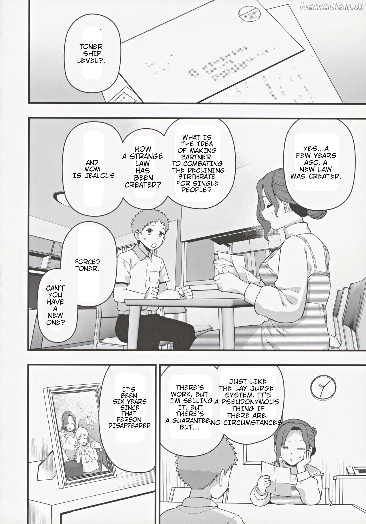 Shoushika Taisaku Partnership ni Erabarete Shimatta Haha to Osu Chapter 1 - page 3