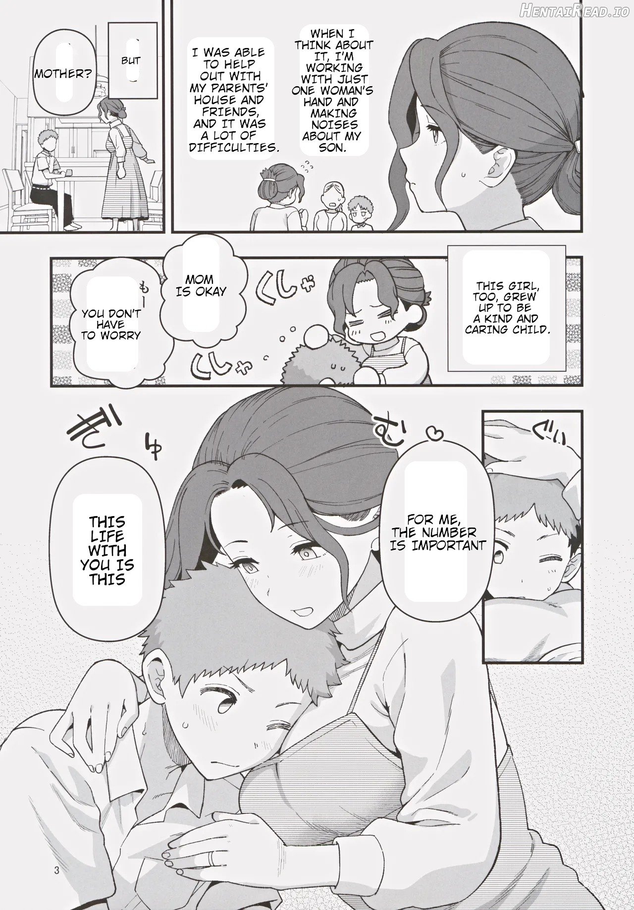 Shoushika Taisaku Partnership ni Erabarete Shimatta Haha to Osu Chapter 1 - page 4