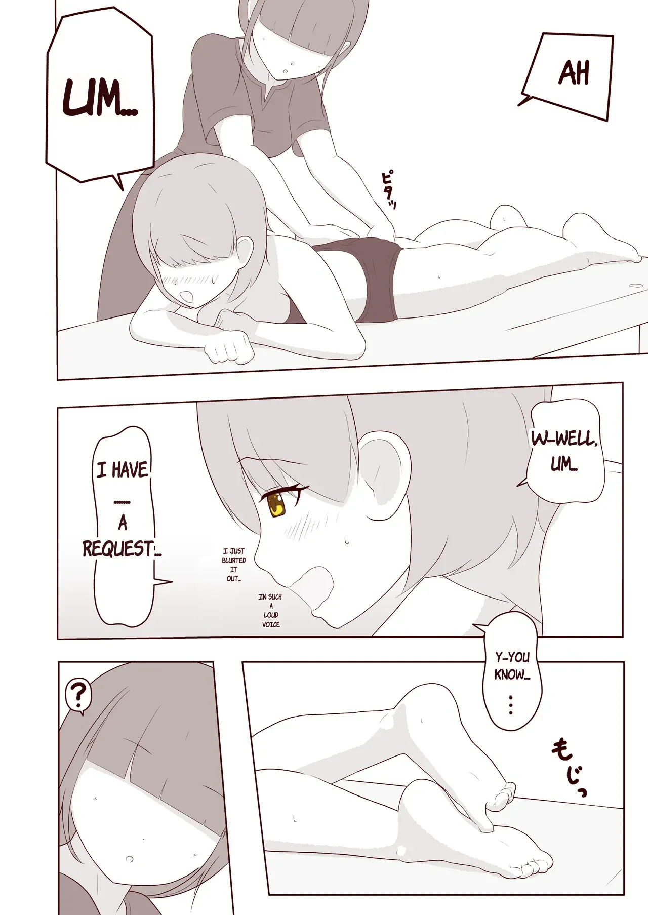 I want to have the soles of my feet tickled! Chapter 1 - page 9