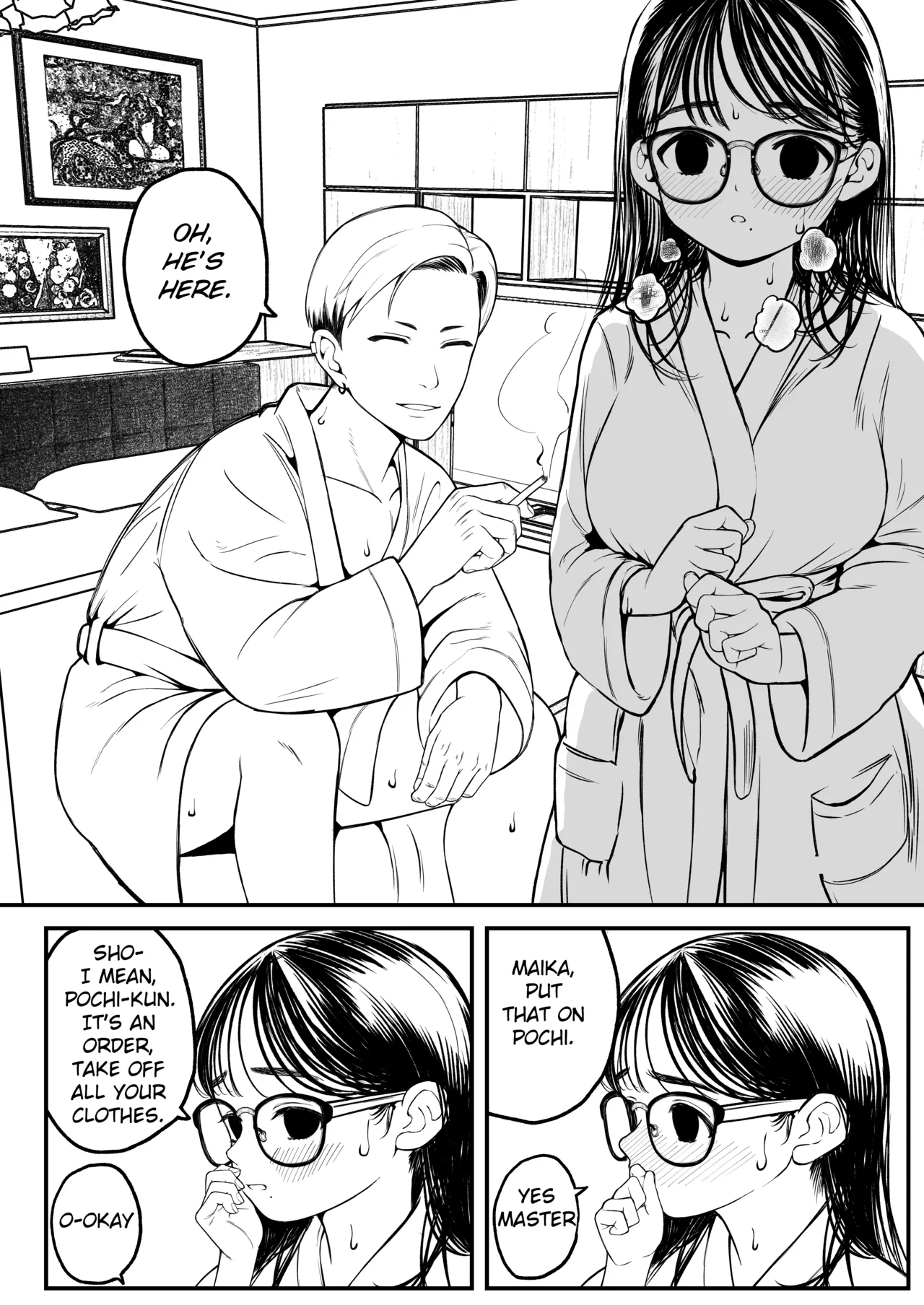 Ga-rufurendo to Goshujin sama to no Fuyuyasumi Omnibus Chapter 1 - page 14