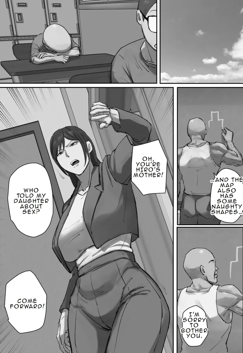 She fell in love at first sight with a fellow classmate! Chapter 1 - page 9