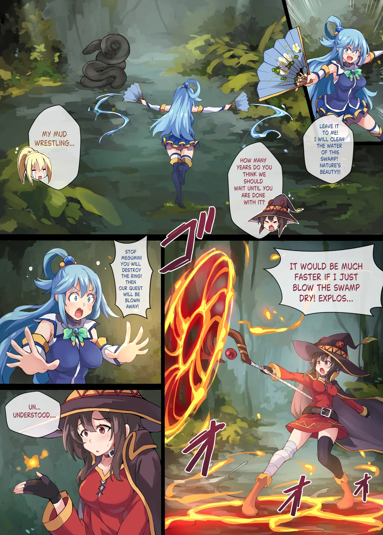 Kono Subarashii Wrestle Quest! Chapter 1 - page 5