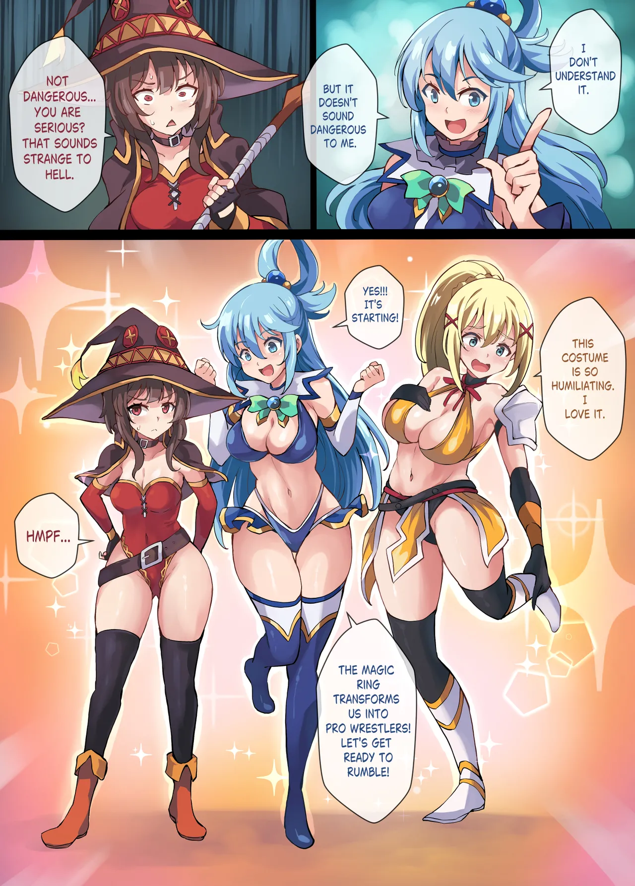 Kono Subarashii Wrestle Quest! Chapter 1 - page 7