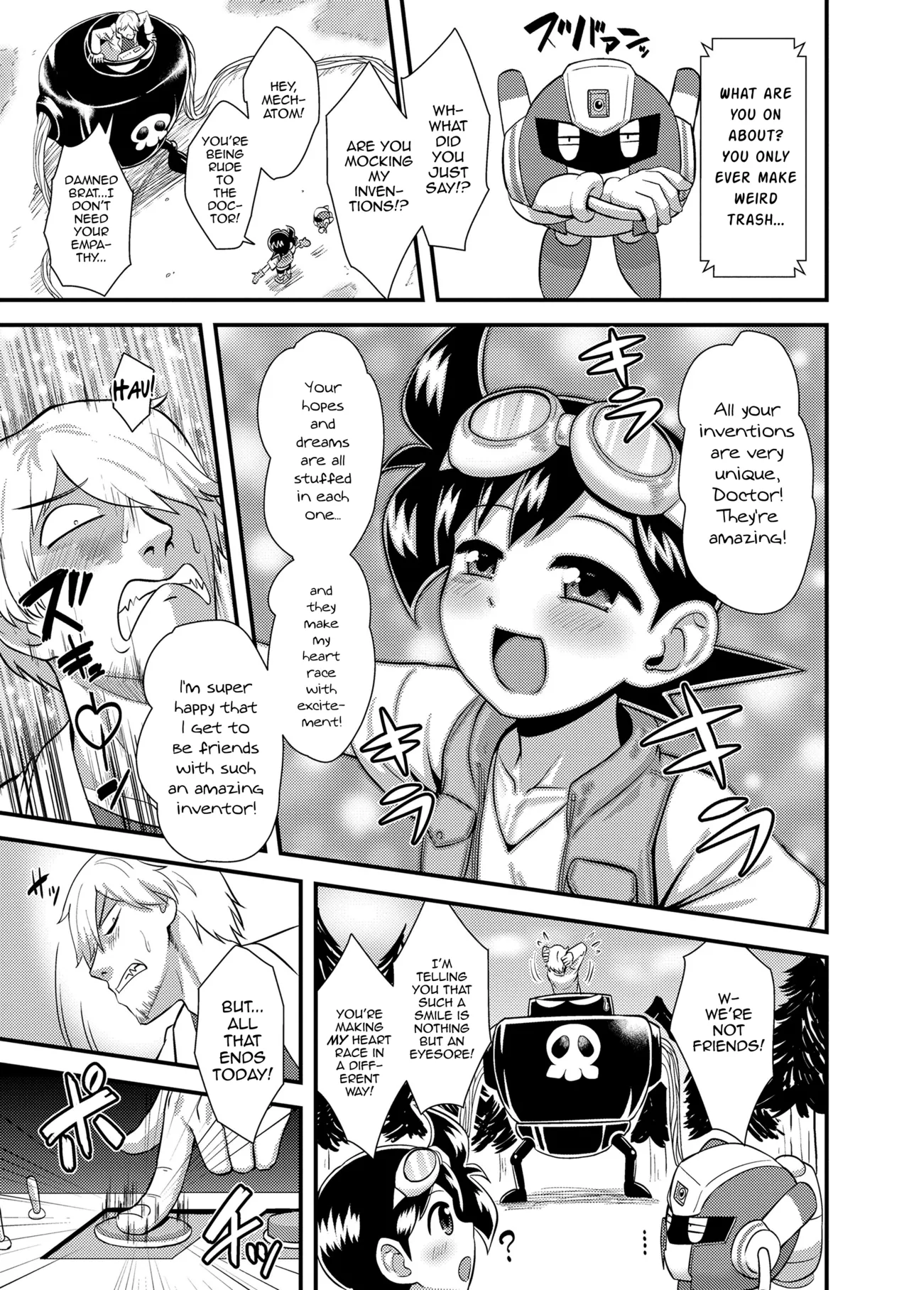 Hatsumei Shounen Touma! ~Tetsuda Hakase no Gyakushuu Heni~ Chapter 1 - page 4
